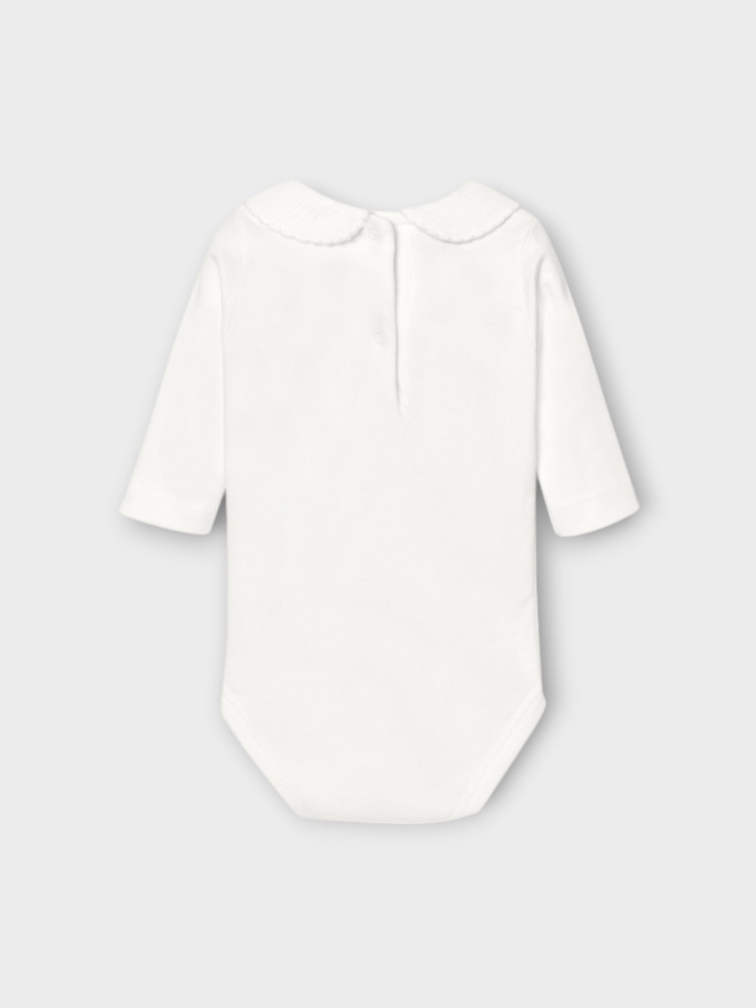Body Intimo Piquè Neonato BIANCO 1188/B - NANU' BABY