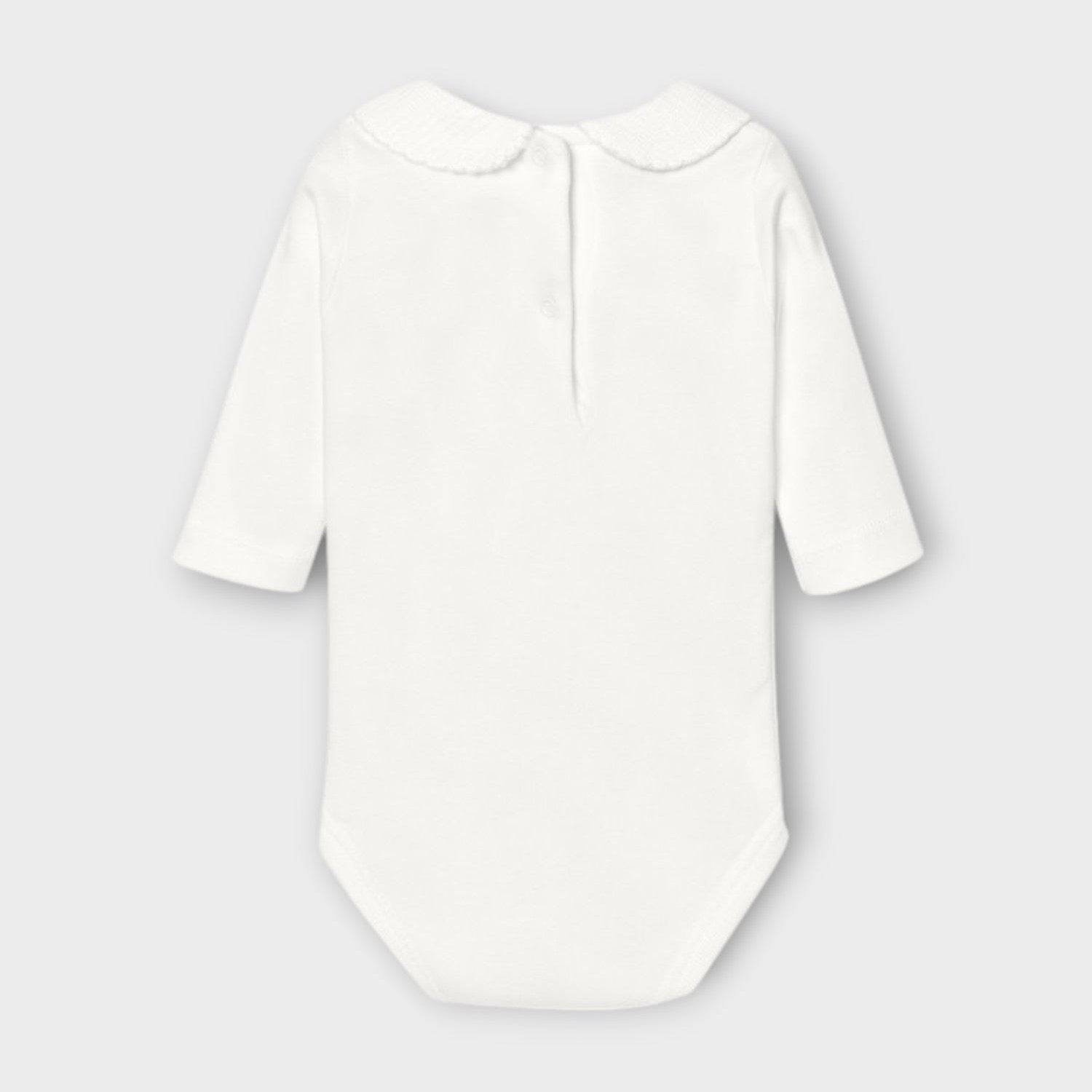 Body Intimo Piquè Neonato BIANCO 1188/B - NANU' BABY