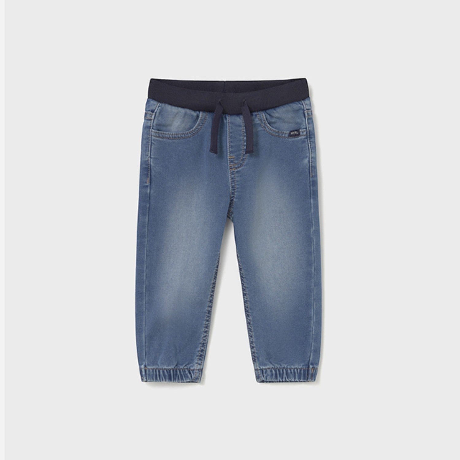 Pantalone soft denim jogger Bimbo Blu 2508/95 - NANU' BABY