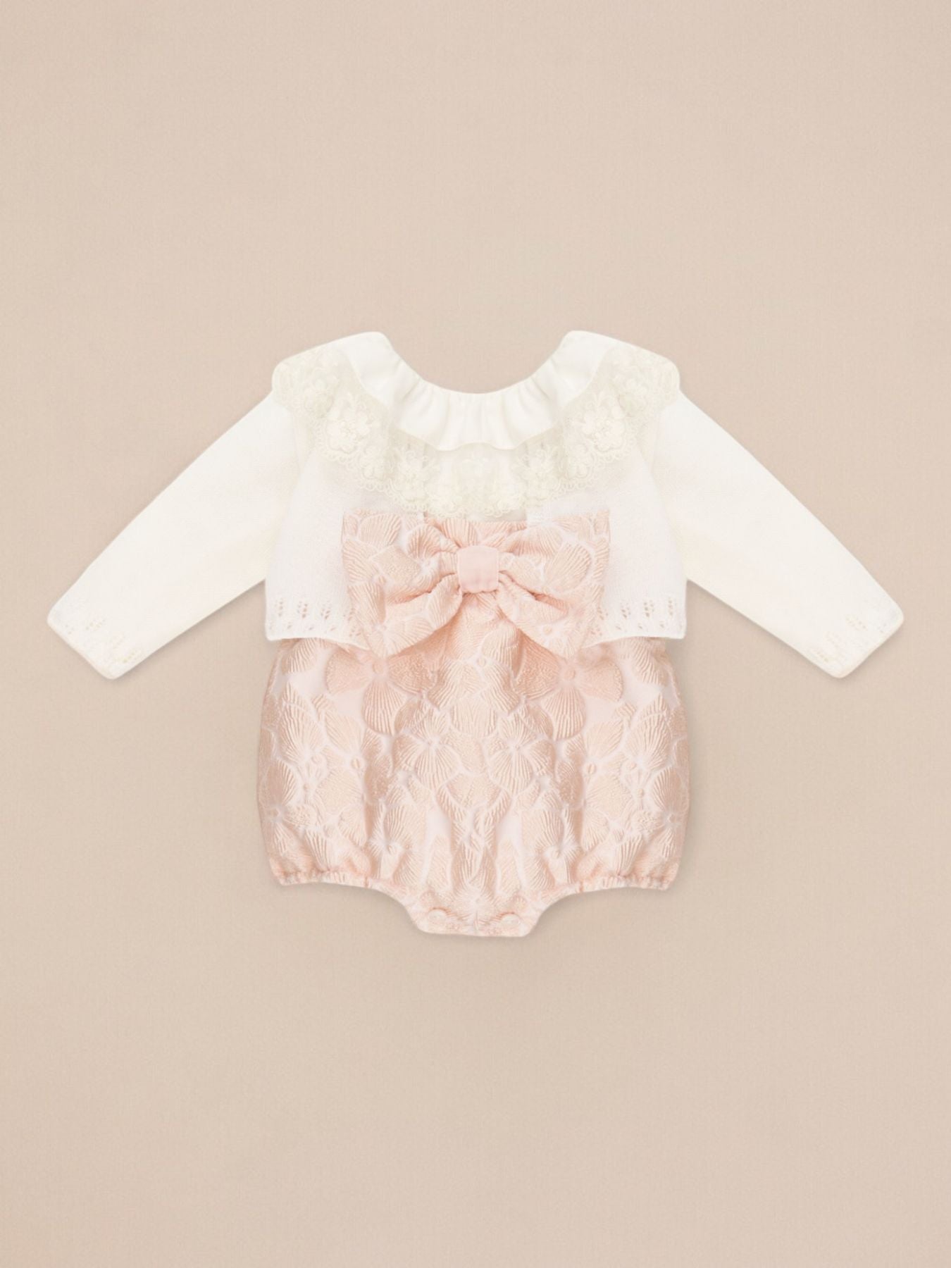 Completo Roselline Bimba ROSA PESCA IB1460BIS - NANU' BABY