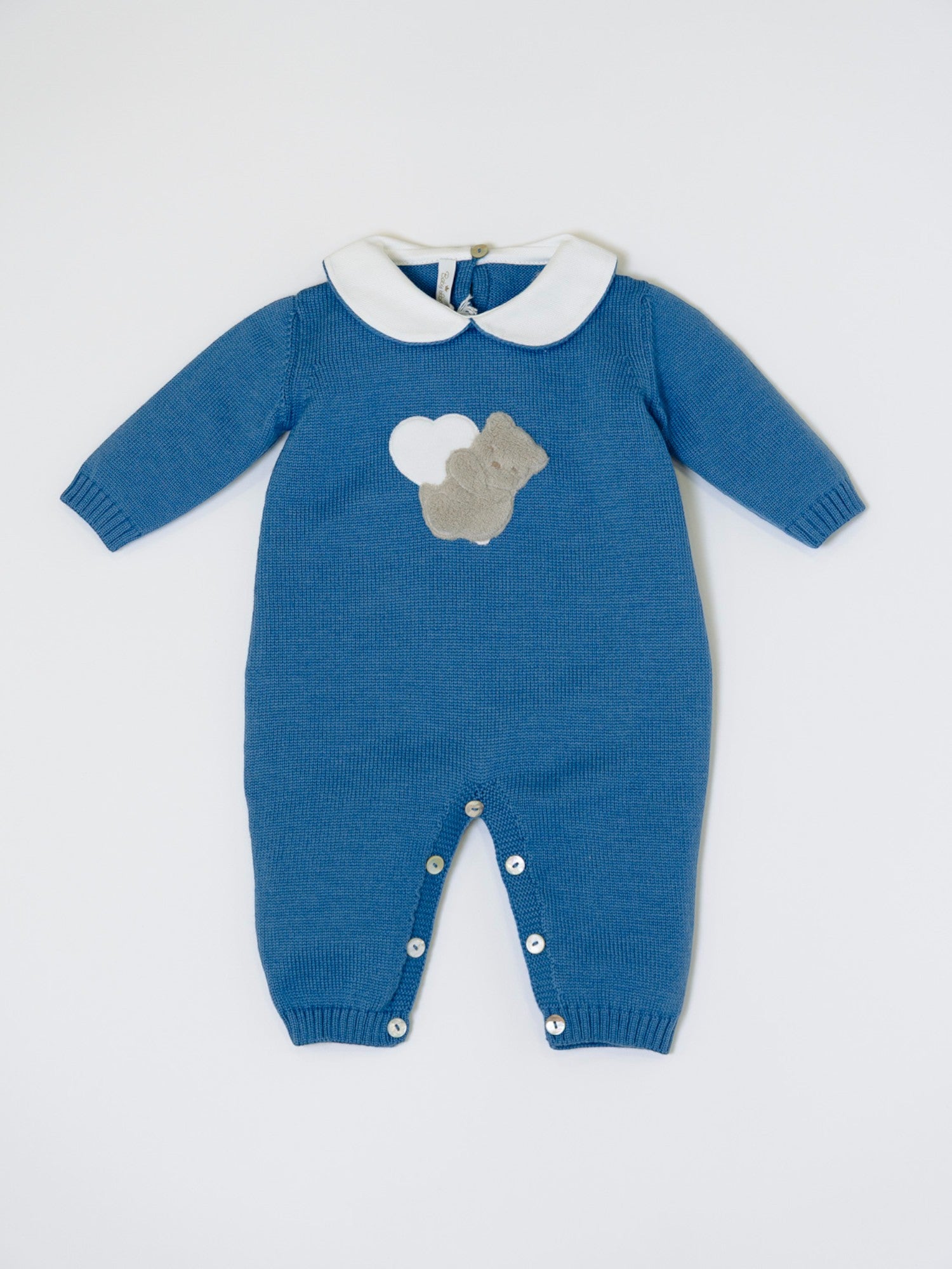 Tutina Teddy Love Neonato BLU TEDDY LOVE 334/I - NANU' BABY