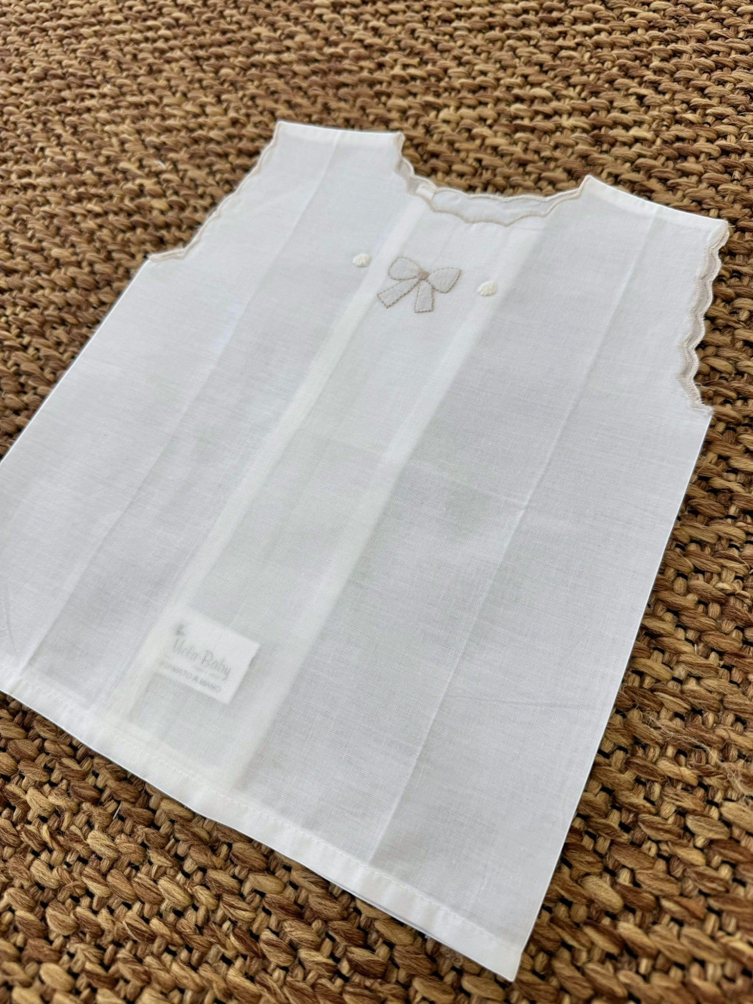 Camicina Neonato TORTORA FIOCCO CAM 10/T - NANU' BABY