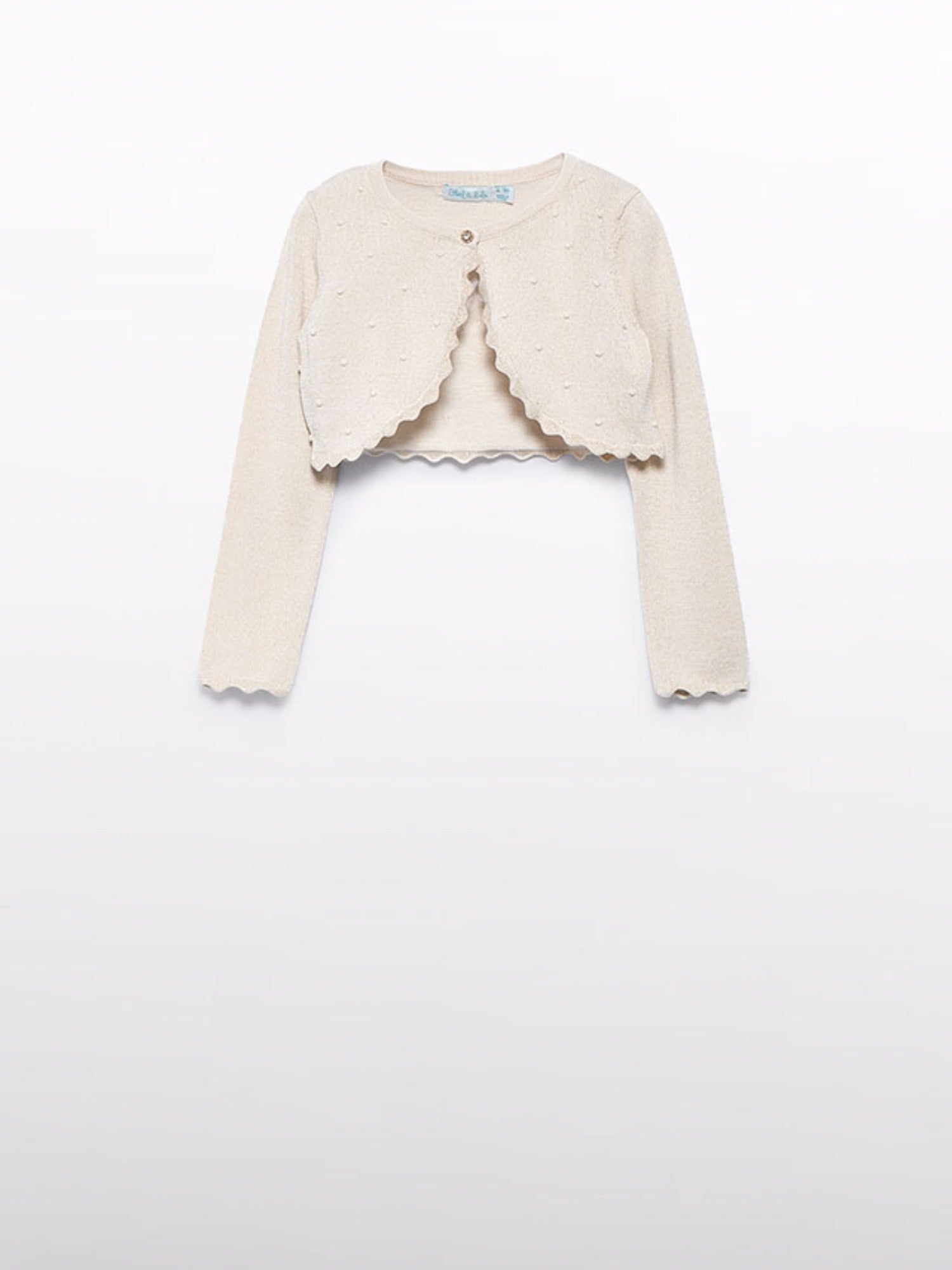 Cardigan onde Bimba ECRU 5382 /32 - NANU' BABY