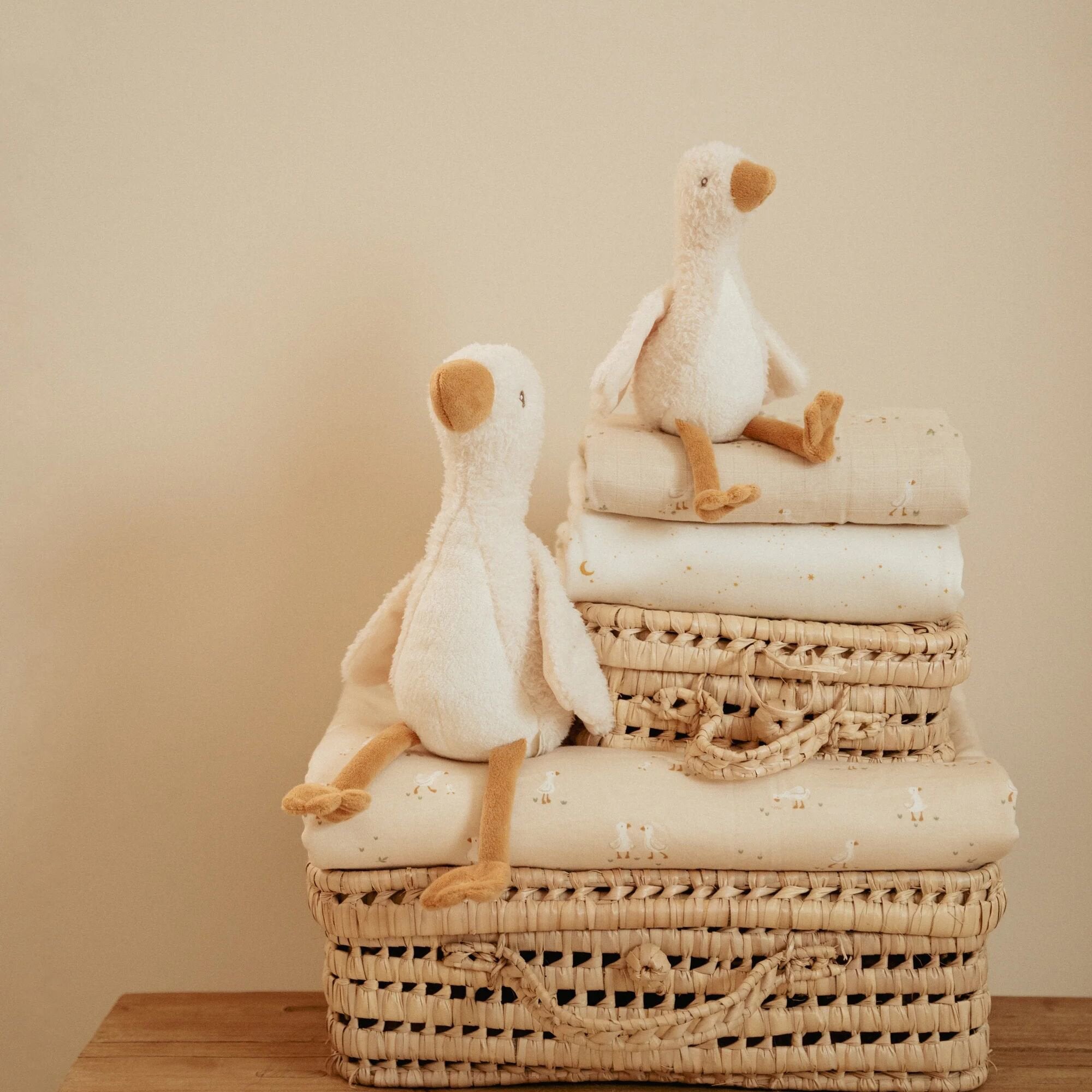 Peluche Oca 25 cm Bianco LD8405