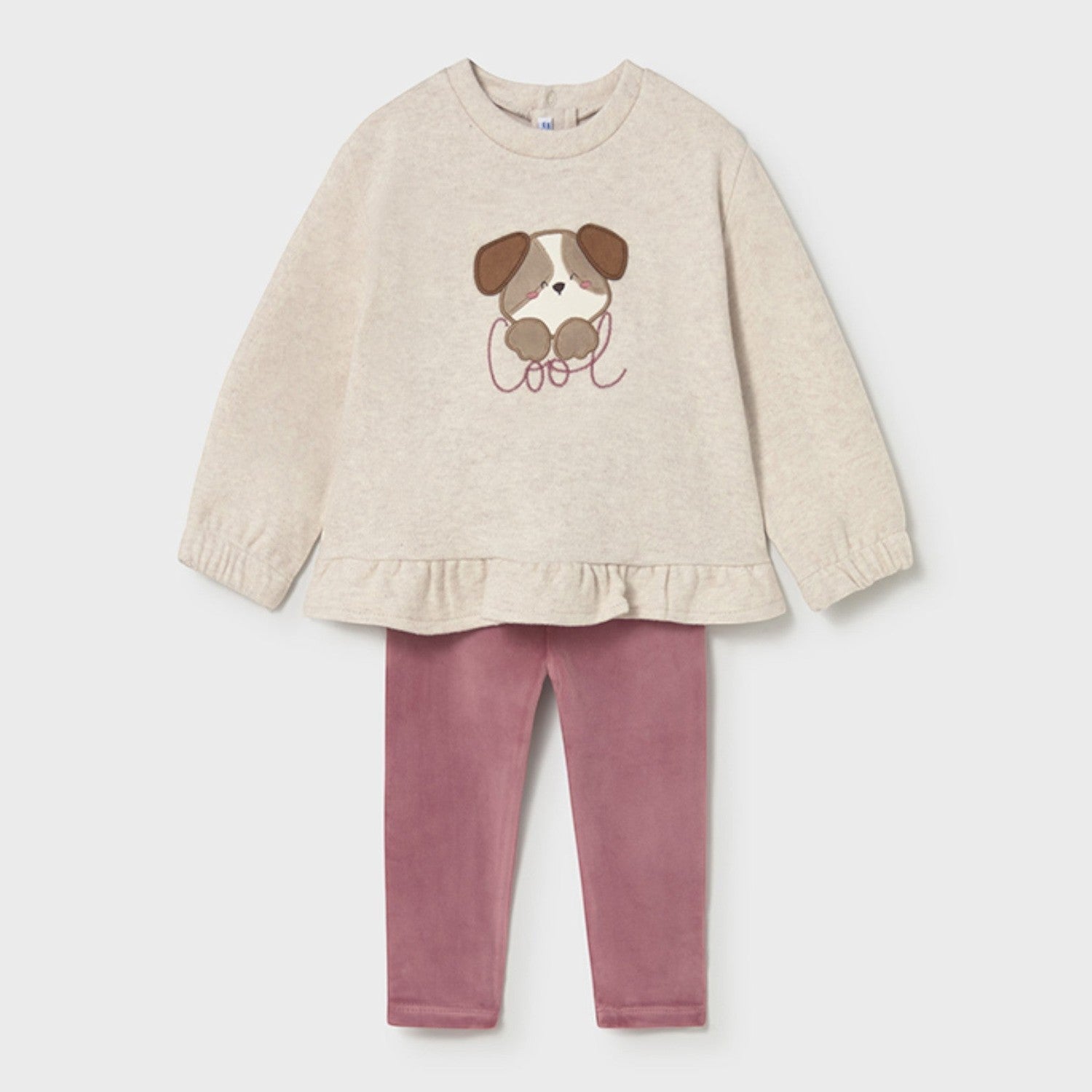 Completo leggings pullover Bimba Rosa 2738/28 - NANU' BABY