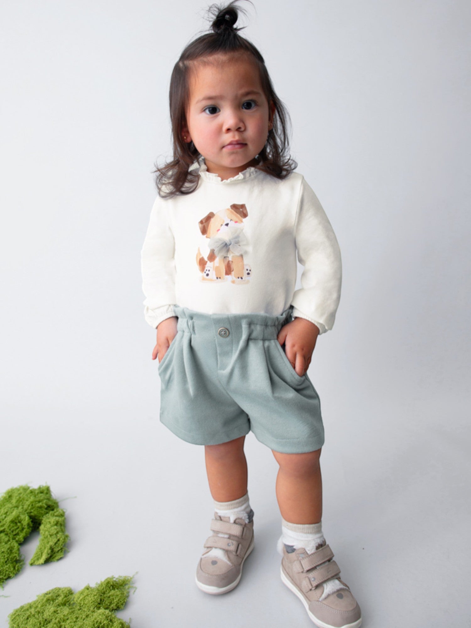 Bermuda punto twill Bimba CIELO 2261/15 - NANU' BABY