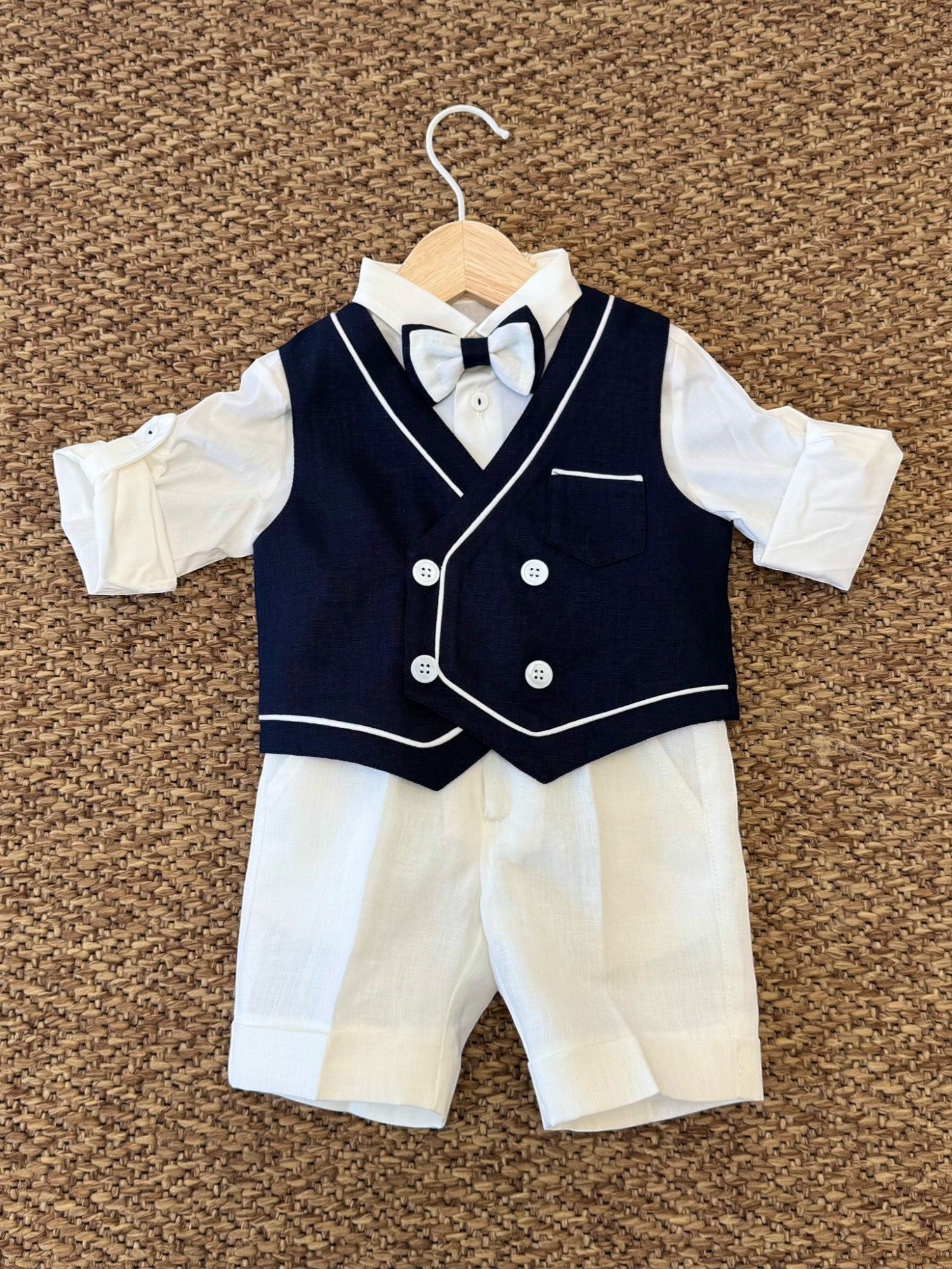 Completo cerimonia Bimbo BLU 7229/B - NANU' BABY