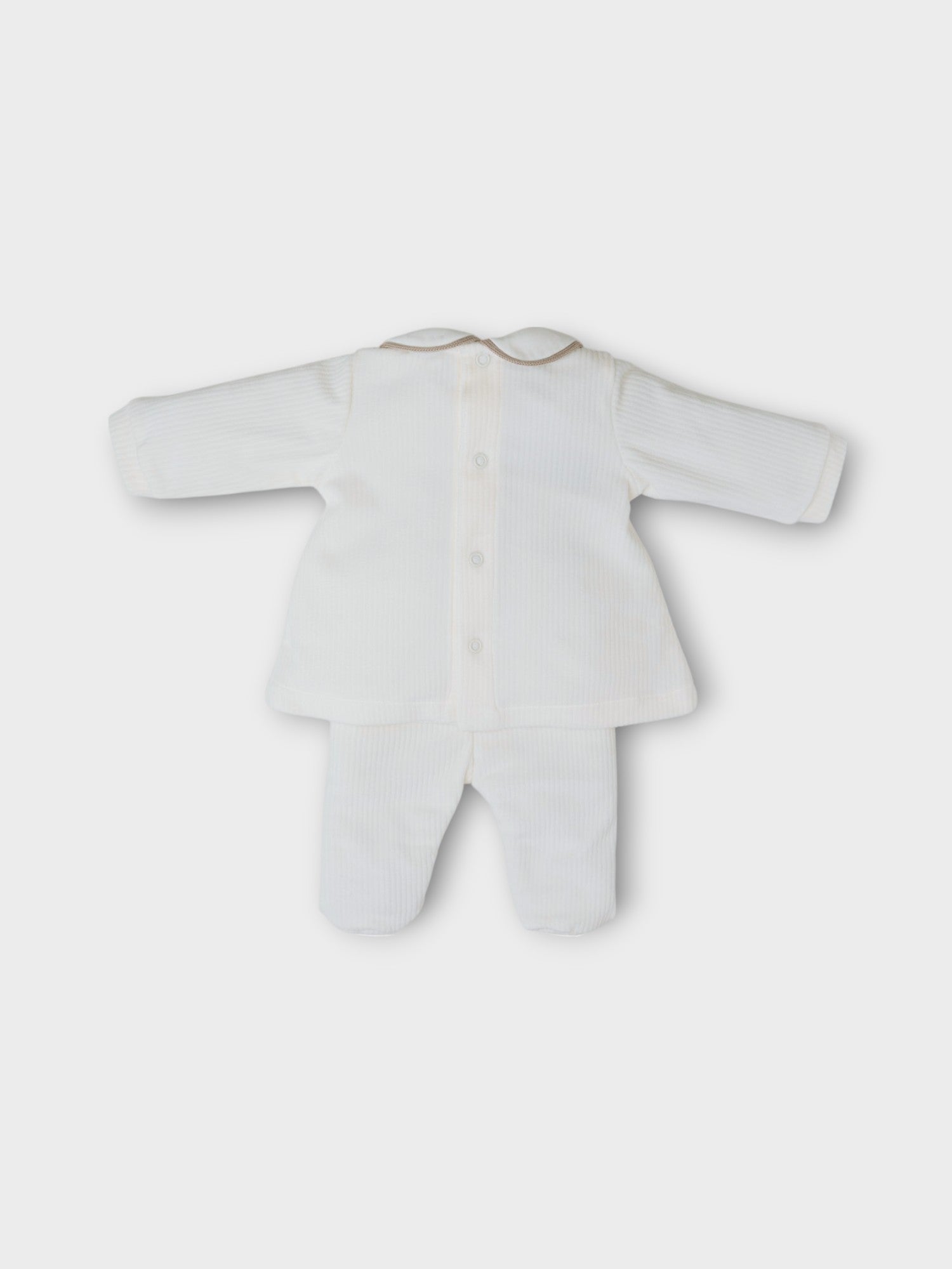 Completo nascita Neonata VANIGLIA IN5917 - NANU' BABY