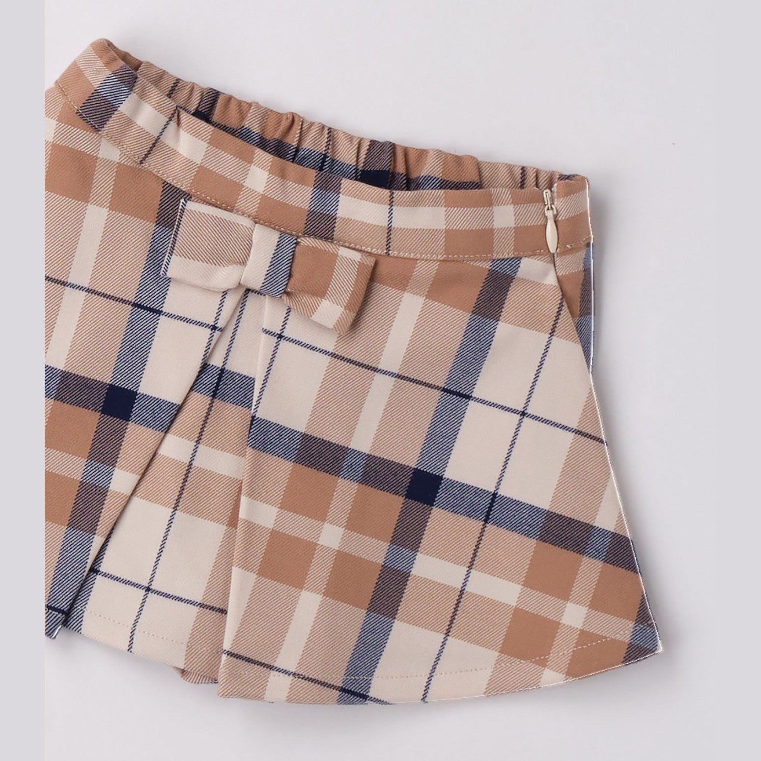 Pantalone Tessuto Navetta Corto Bimba Avorio 3F744/2911 - NANU' BABY