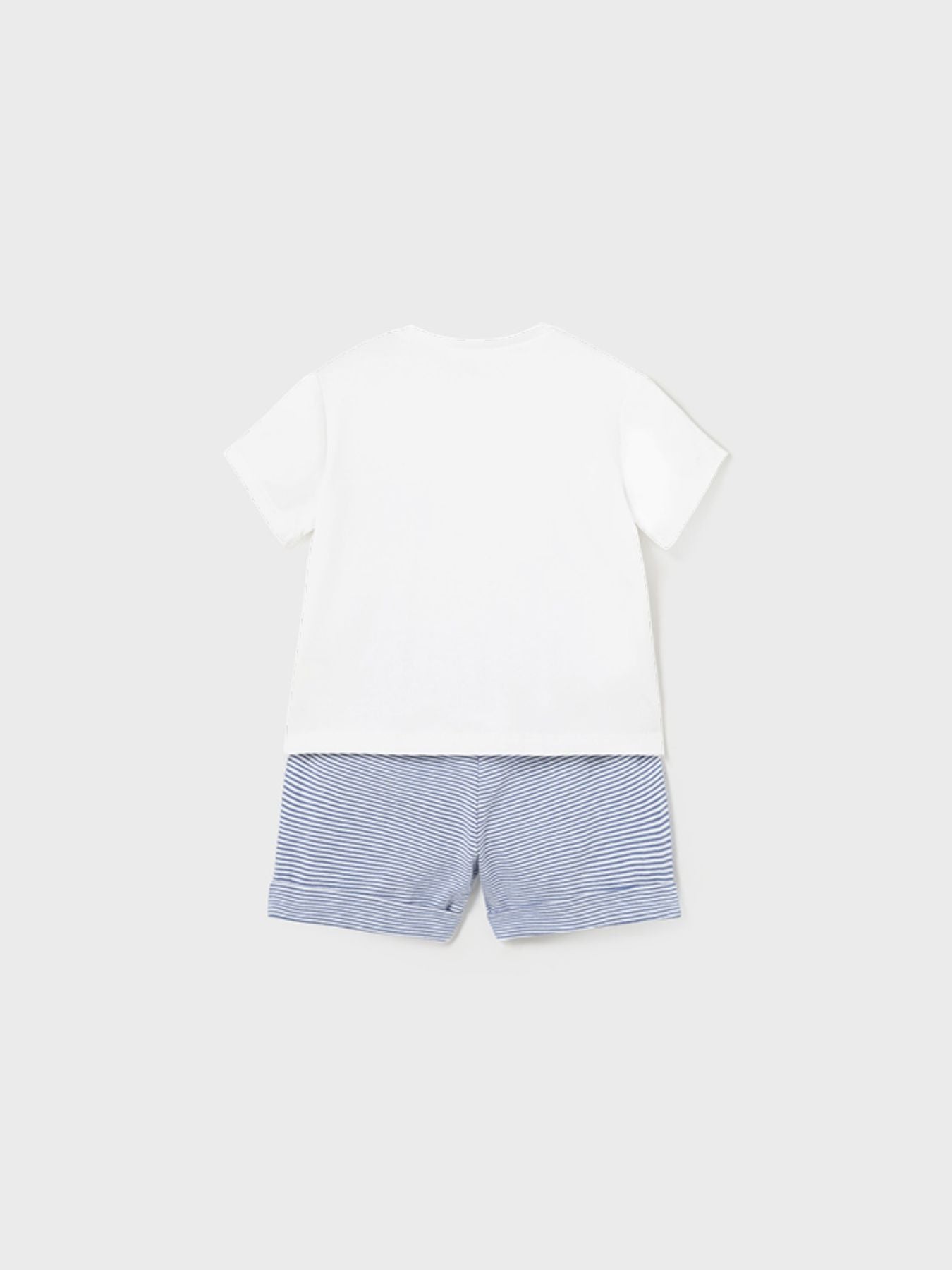Comp 4 pezzi corto Bimbo BLU 1626 - NANU' BABY