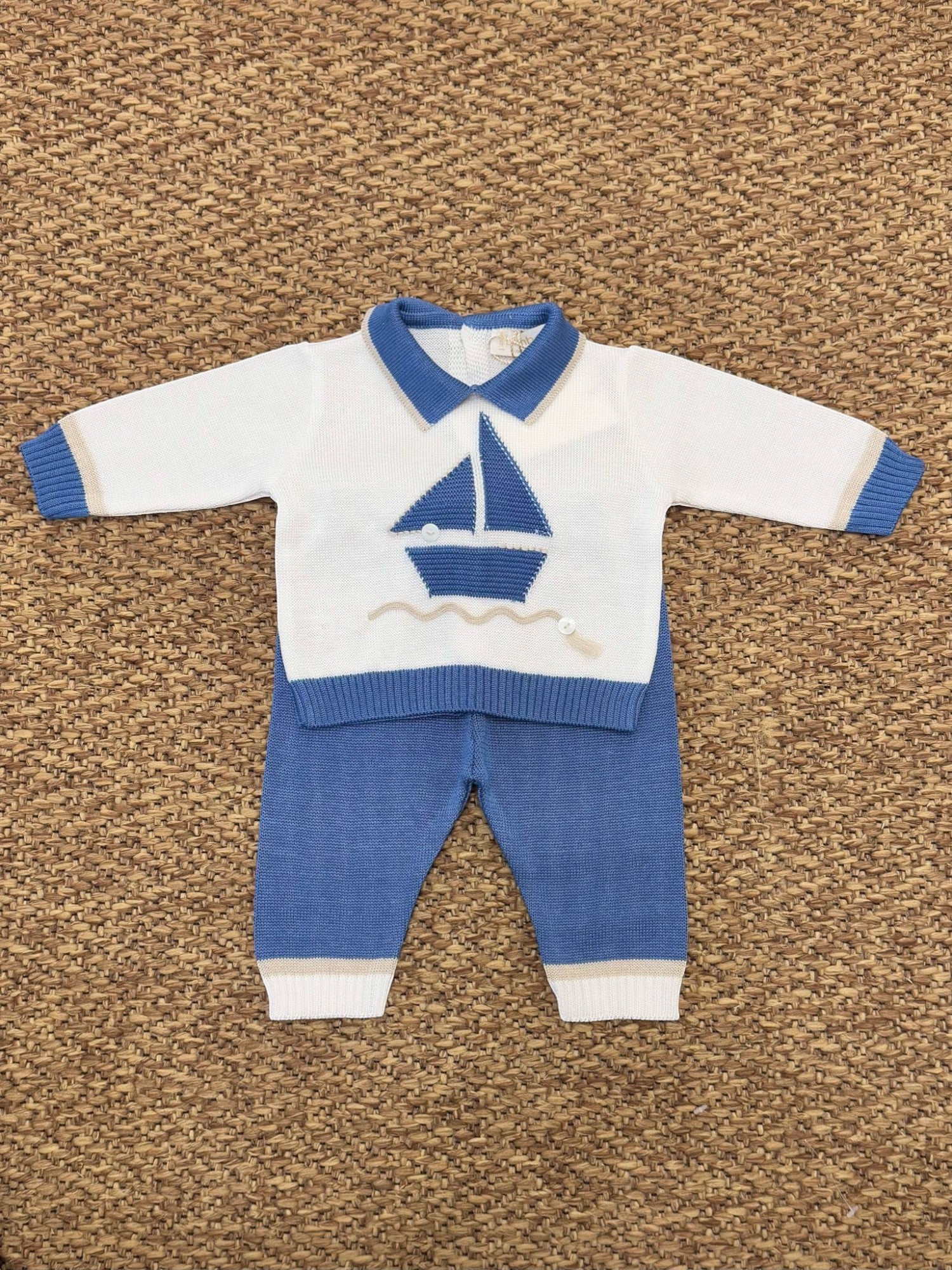Completo nascita Neonato AZZURRO 7619/A - NANU' BABY