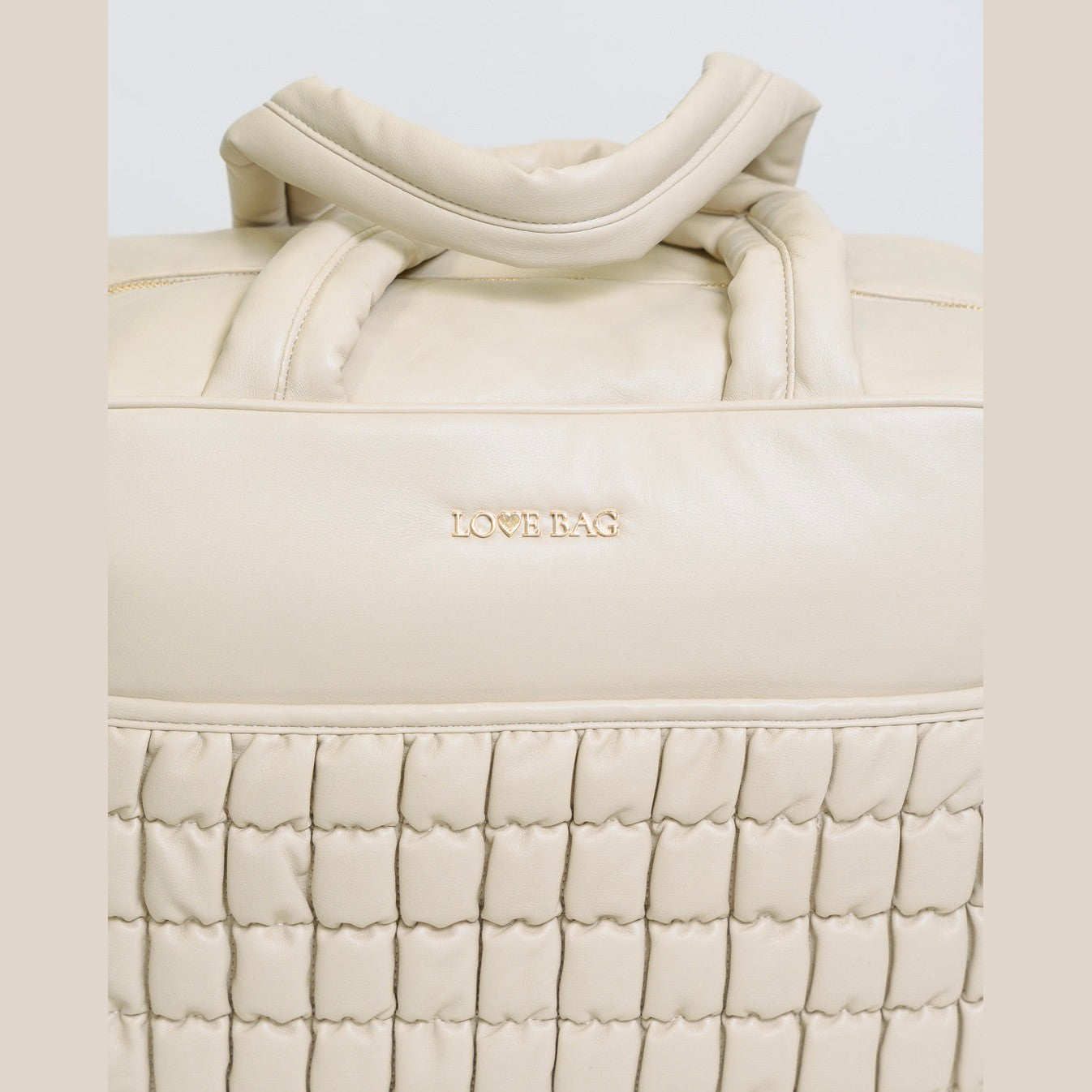 BORSA 48 ORE L ECO PELLE BEIGE - NANU' BABY