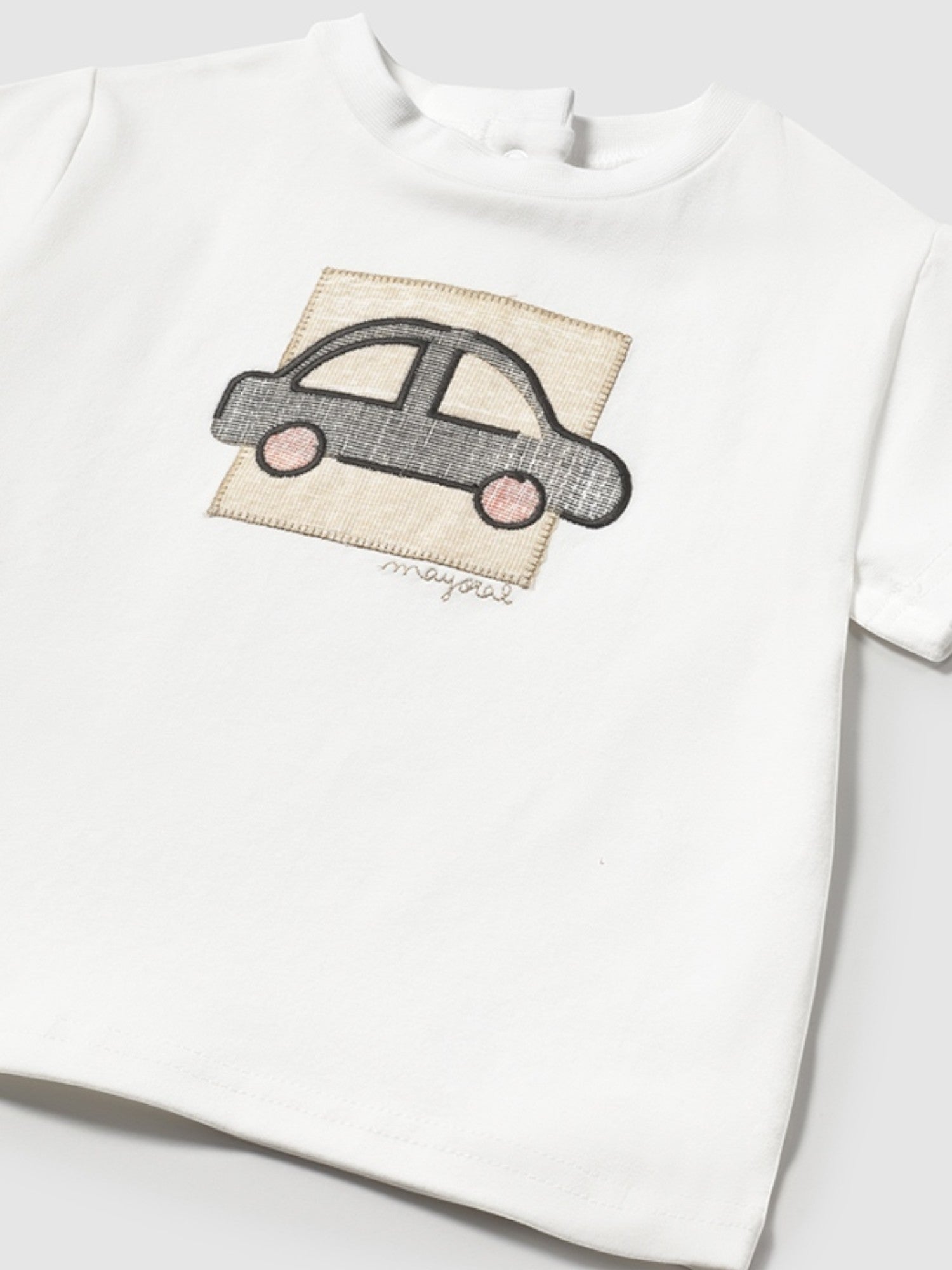 Maglietta m/c elegante Bimbo BIANCO 1052/92 - NANU' BABY
