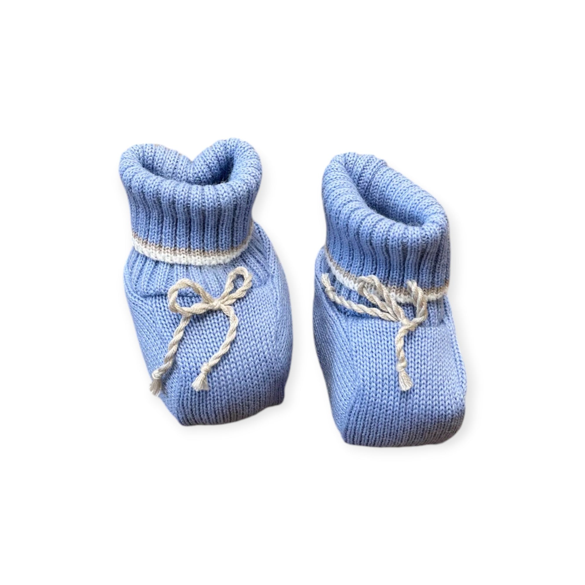 Coordinato nascita Misto Lana AZZURRO Little Horse 7820