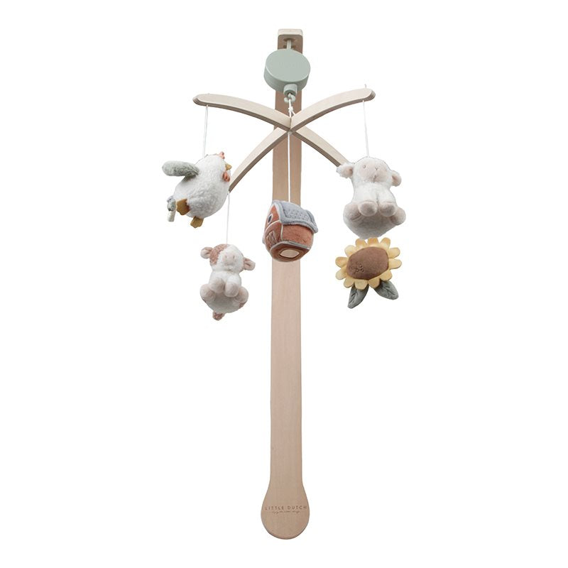 Giostrina musicale in legno Piccola Fattoria MULTICOLORE LD8818 - NANU' BABY
