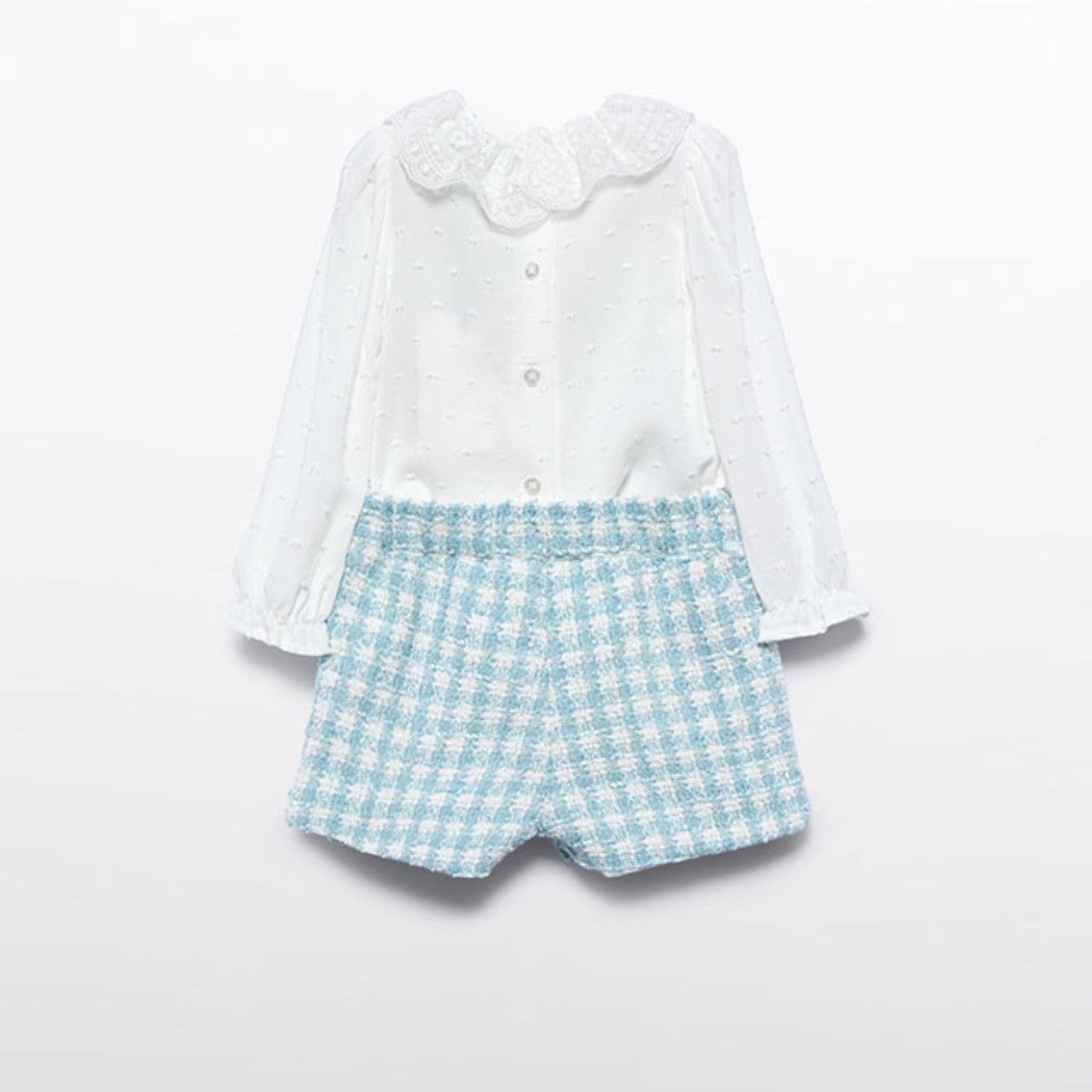 Compl.bermuda quadri lurex Bimba Verde 5712/9 - NANU' BABY
