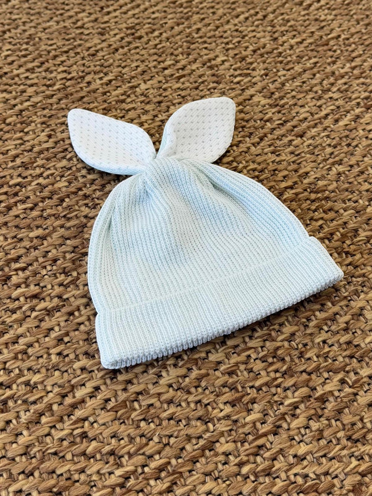 Cuffia Neonato VERDE EB5471 - NANU' BABY
