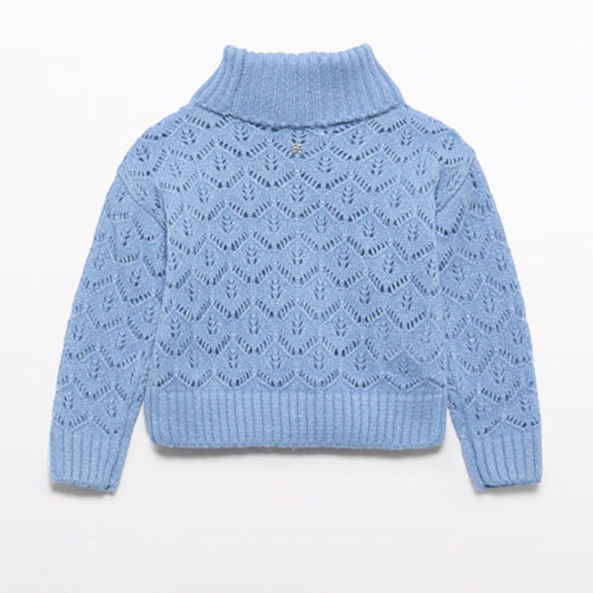 Maglione girocollo traforato Bimba CIELO 5830/4 - NANU' BABY