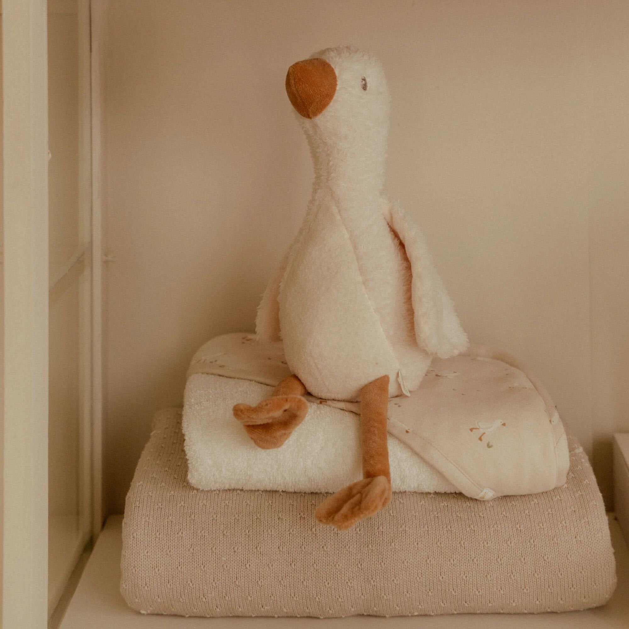 Peluche Oca 25 cm Bianco LD8405