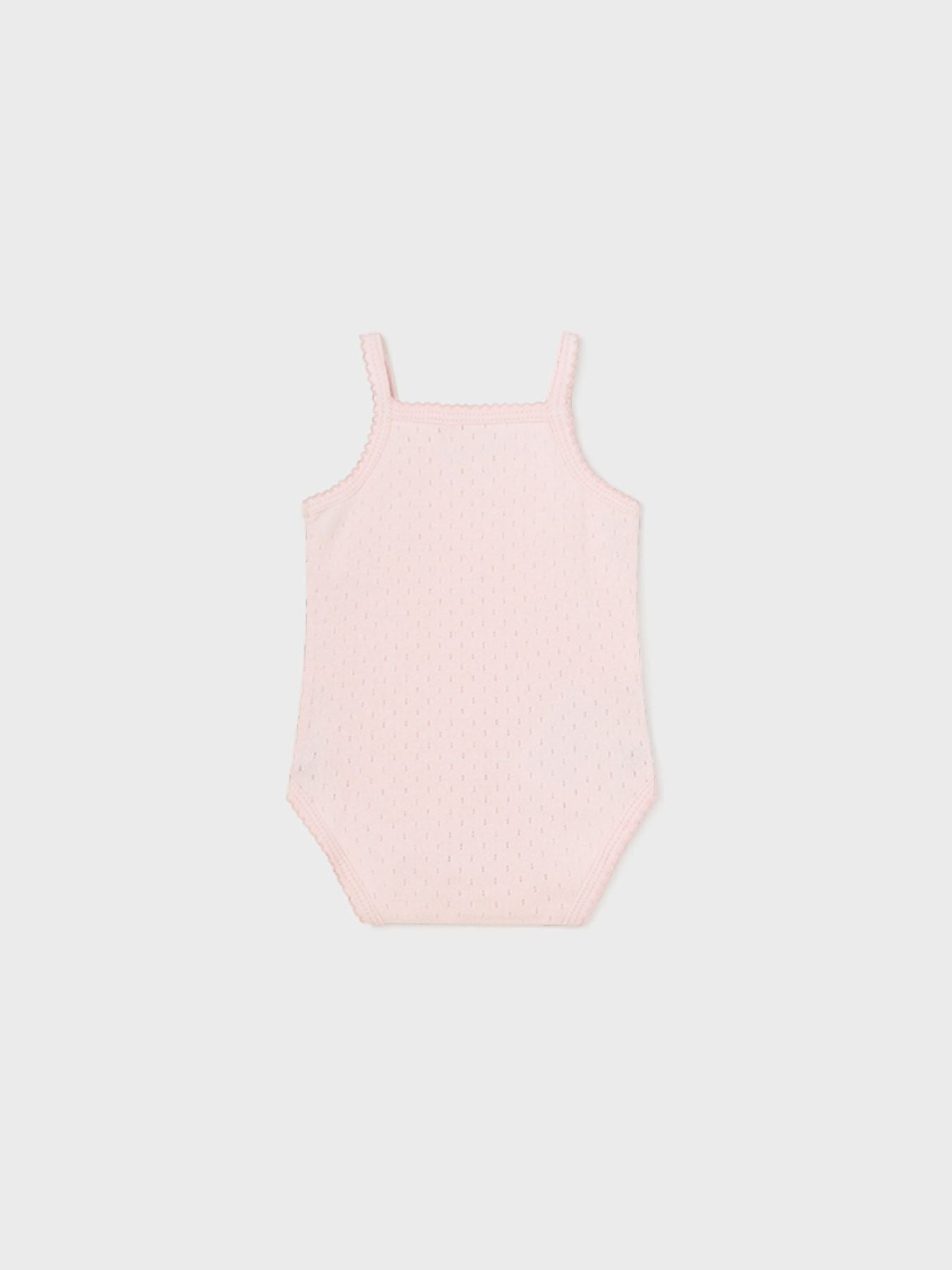 Body m/s traforato Neonata ROSA CIPRIA 1790/N - NANU' BABY