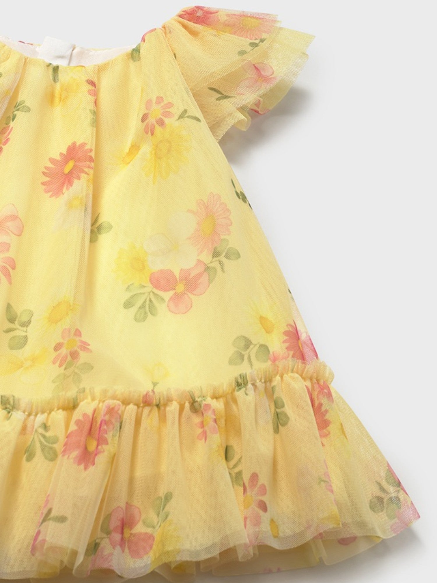 Abito tulle Bimba GIALLO 1850 /G - NANU' BABY