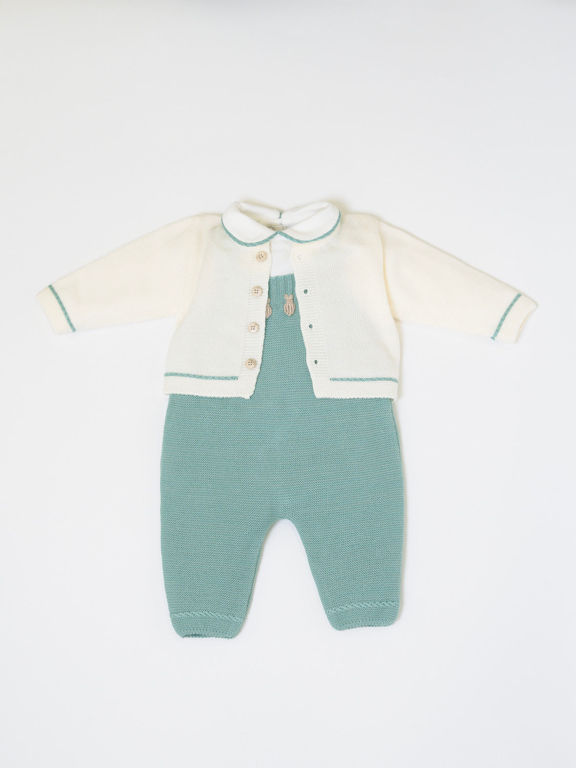 Completo nascita Neonato VANIGLIA IN6631 - NANU' BABY