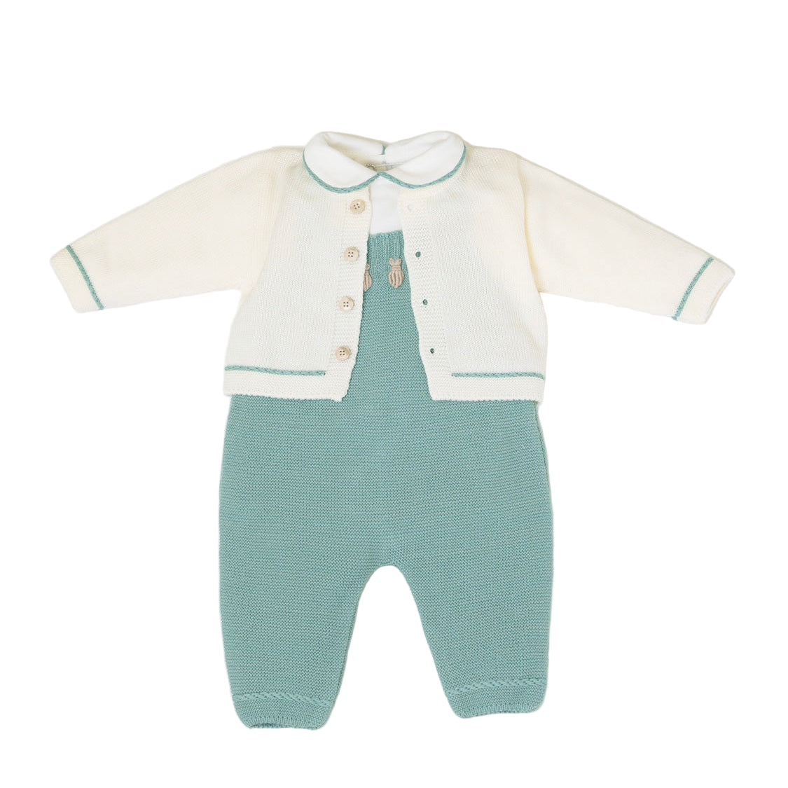 Completo nascita Neonato VANIGLIA IN6631 - NANU' BABY