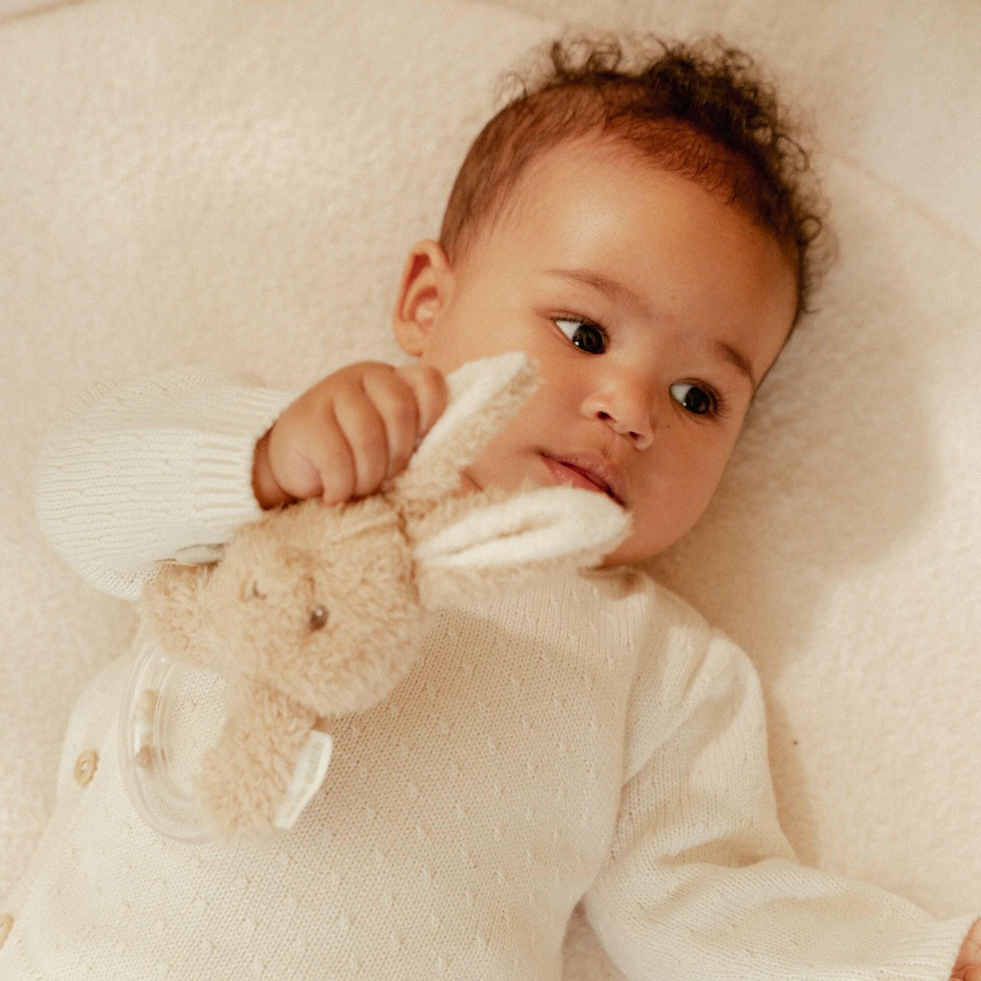 Sonaglio ad anello Bunny Beige LD8414 - NANU' BABY