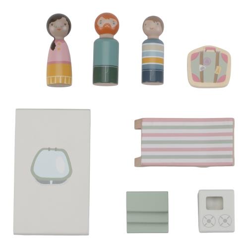 Macchina con caravan e personaggi FSC Multicolore LD8022 - NANU' BABY