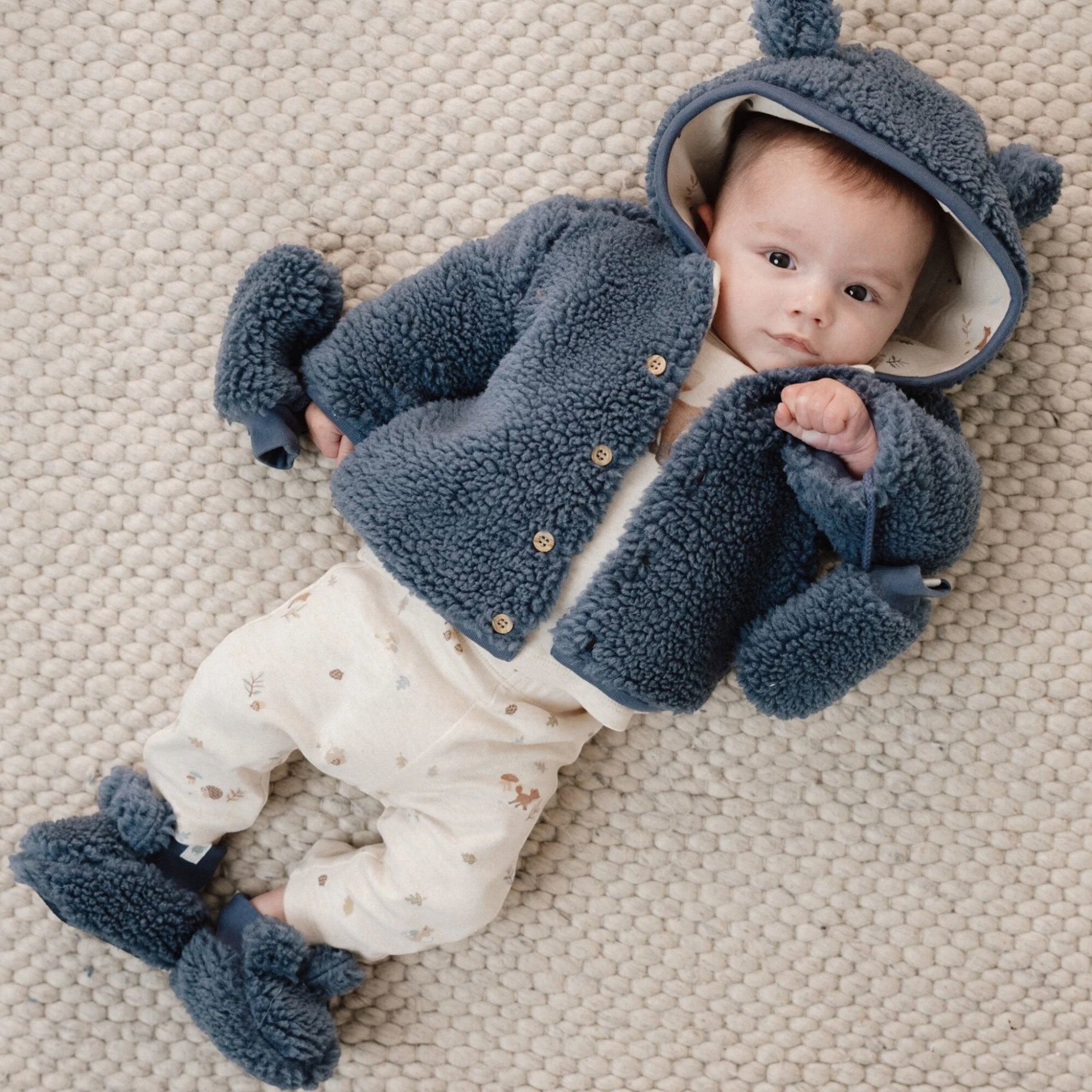 Giacca Teddy Bimbo Blu CL25092119