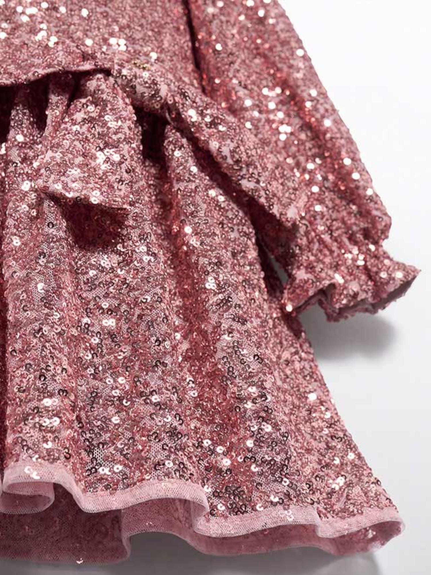 Abito paillettes Bimba Rosa 5531/46 - NANU' BABY