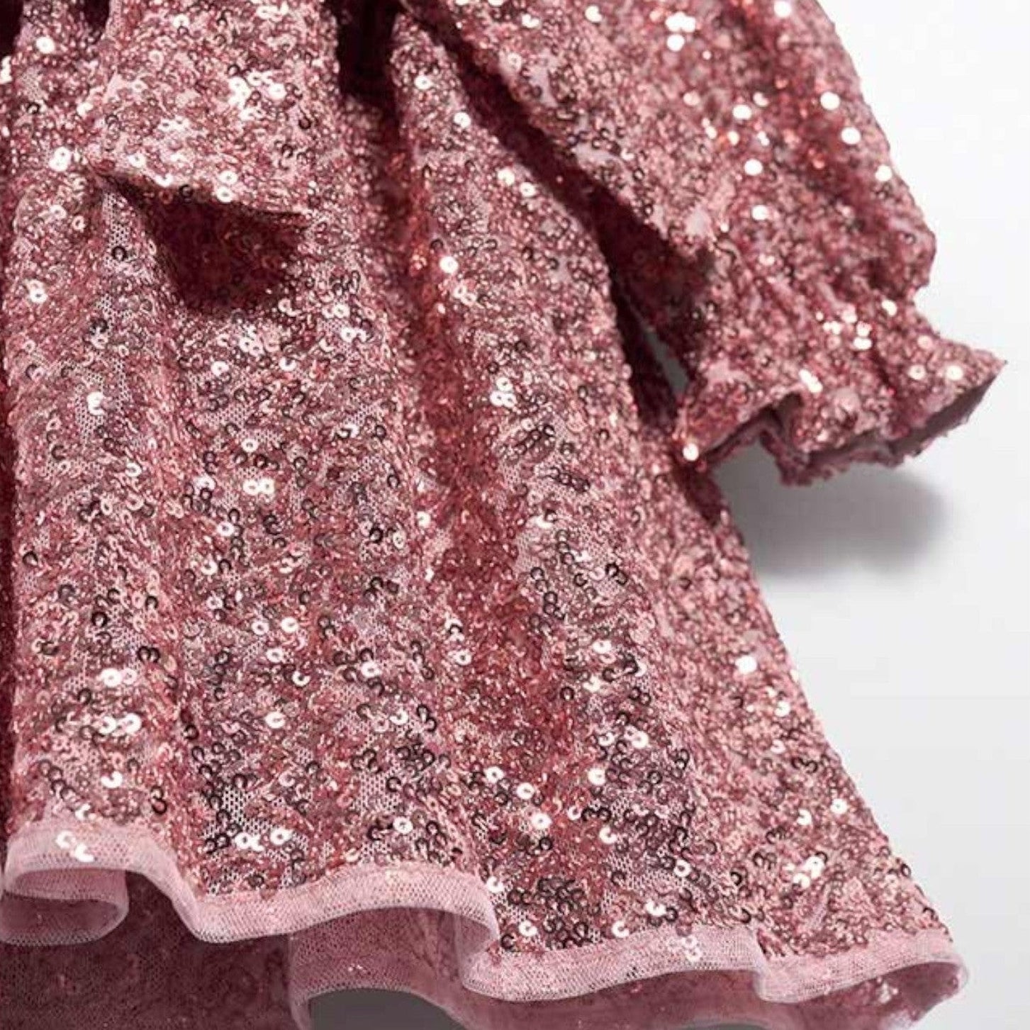 Abito paillettes Bimba Rosa 5531/46 - NANU' BABY
