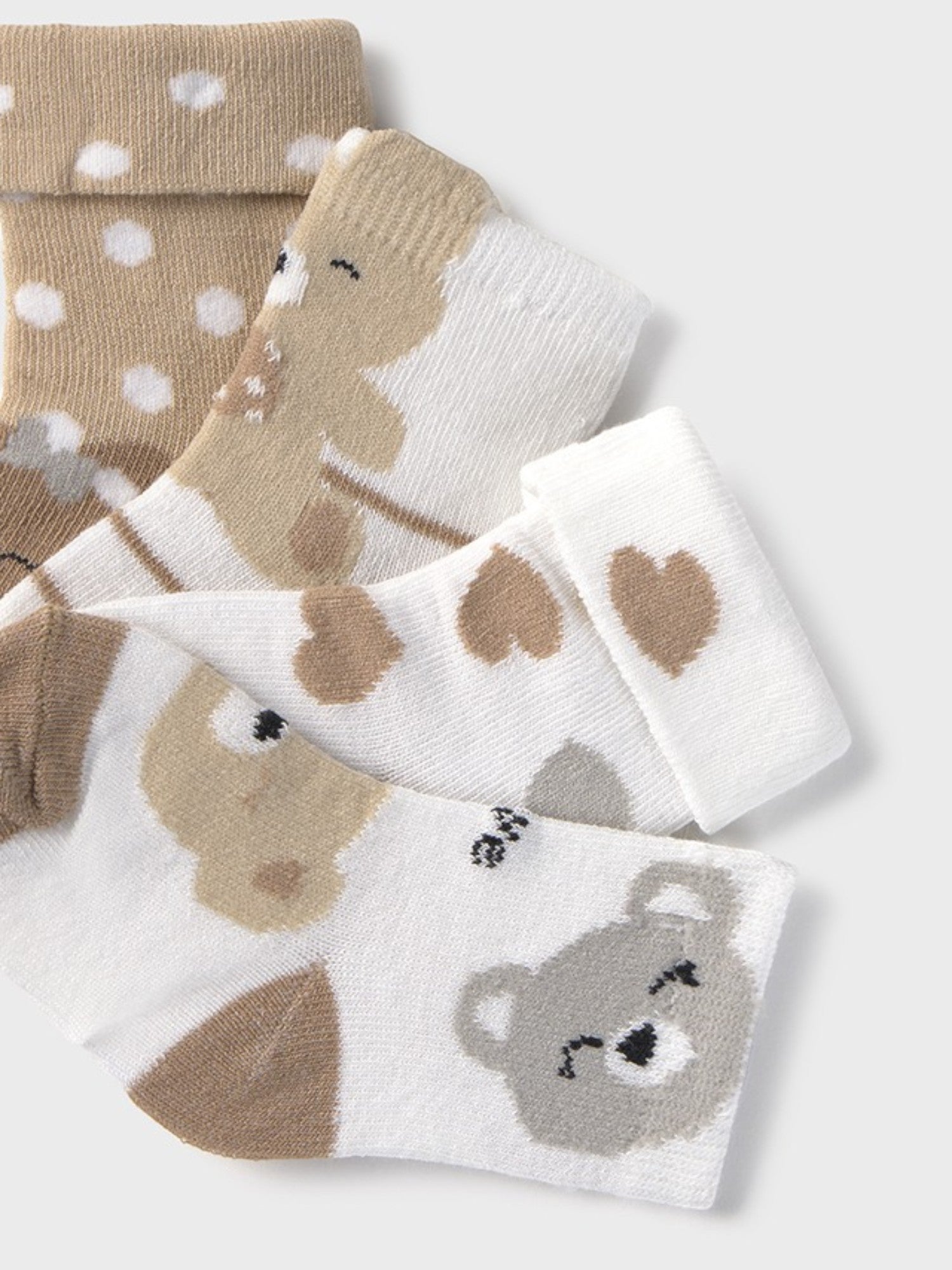 Set 4 calze BEIGE 9867 /BE - NANU' BABY