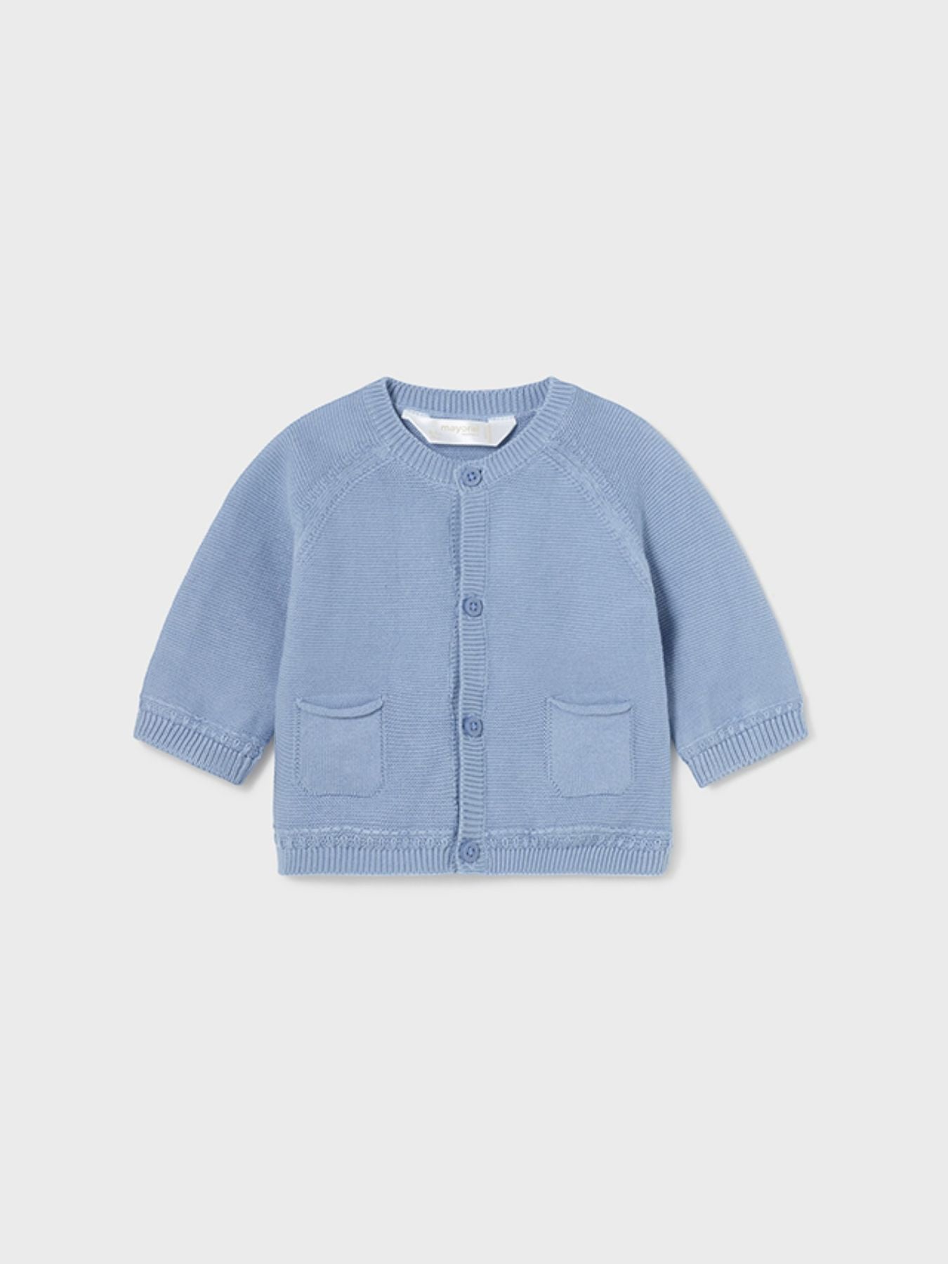 Cardigan tricot Bimbo AZZURRO 1380/A - NANU' BABY