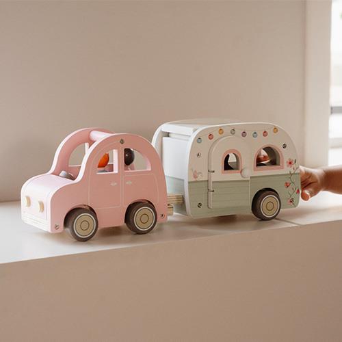 Macchina con caravan e personaggi FSC Multicolore LD8022 - NANU' BABY