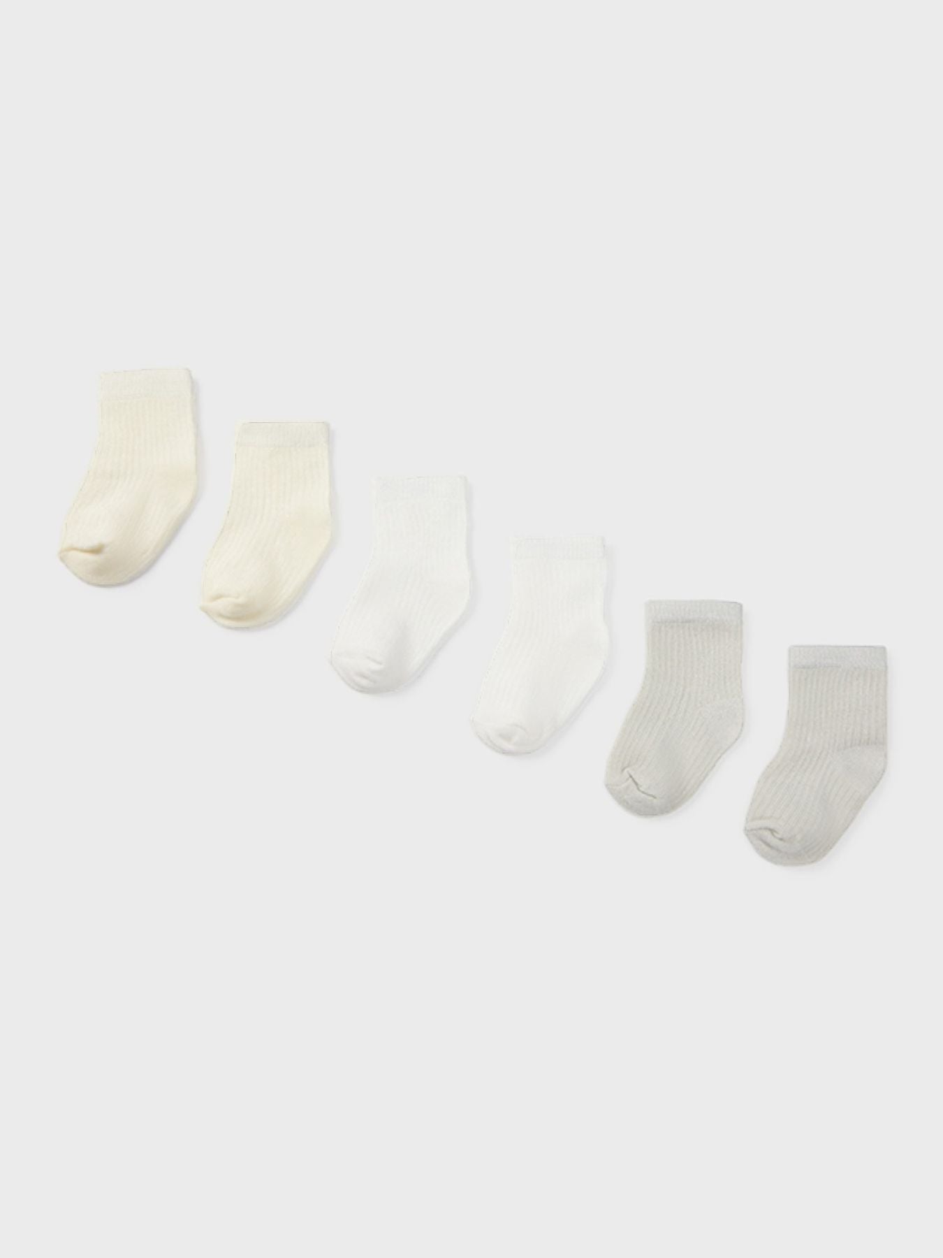 Set 6 calzini BIANCO 9707/B - NANU' BABY