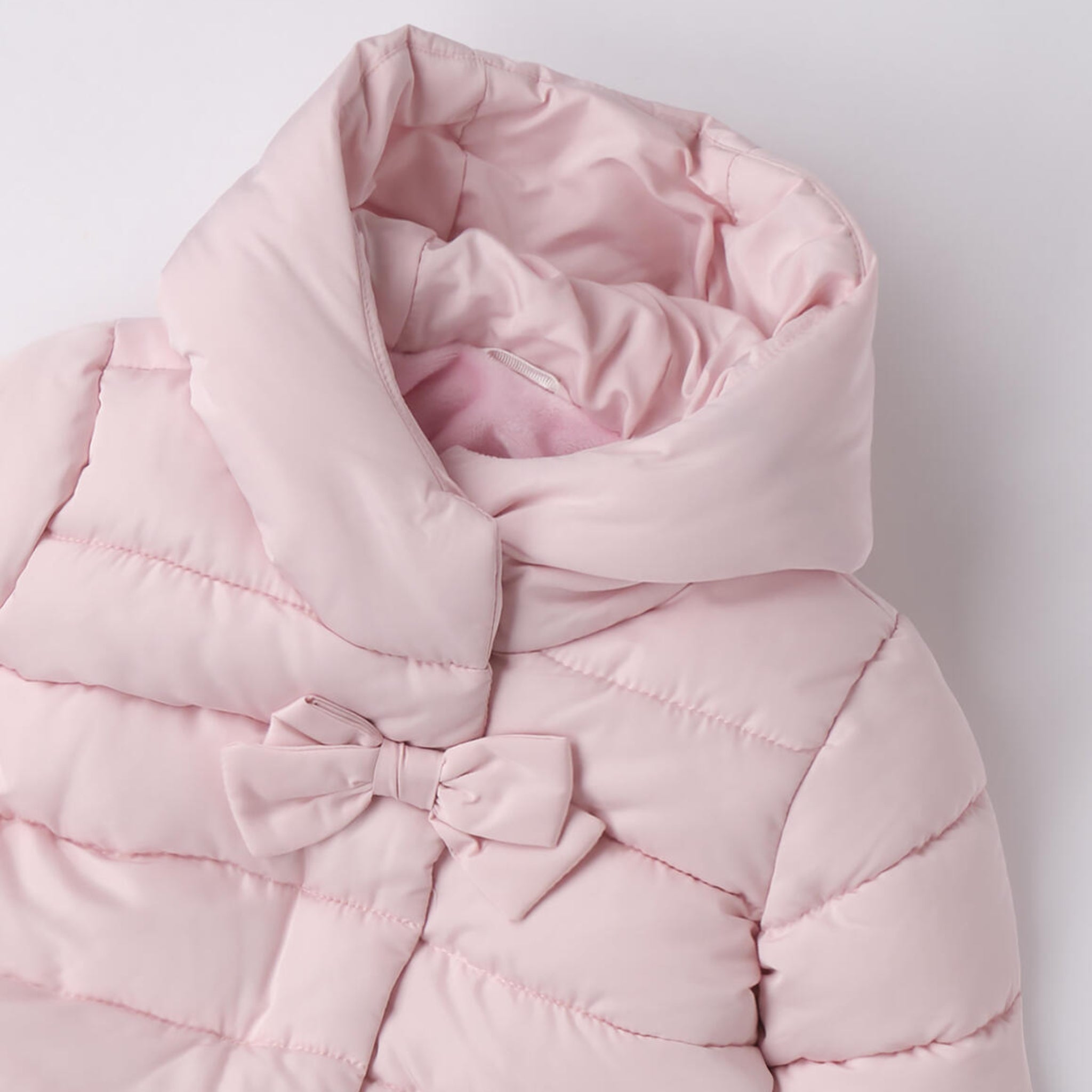 Piumino Cappuccio Fiocco Neonata 3F737/2714