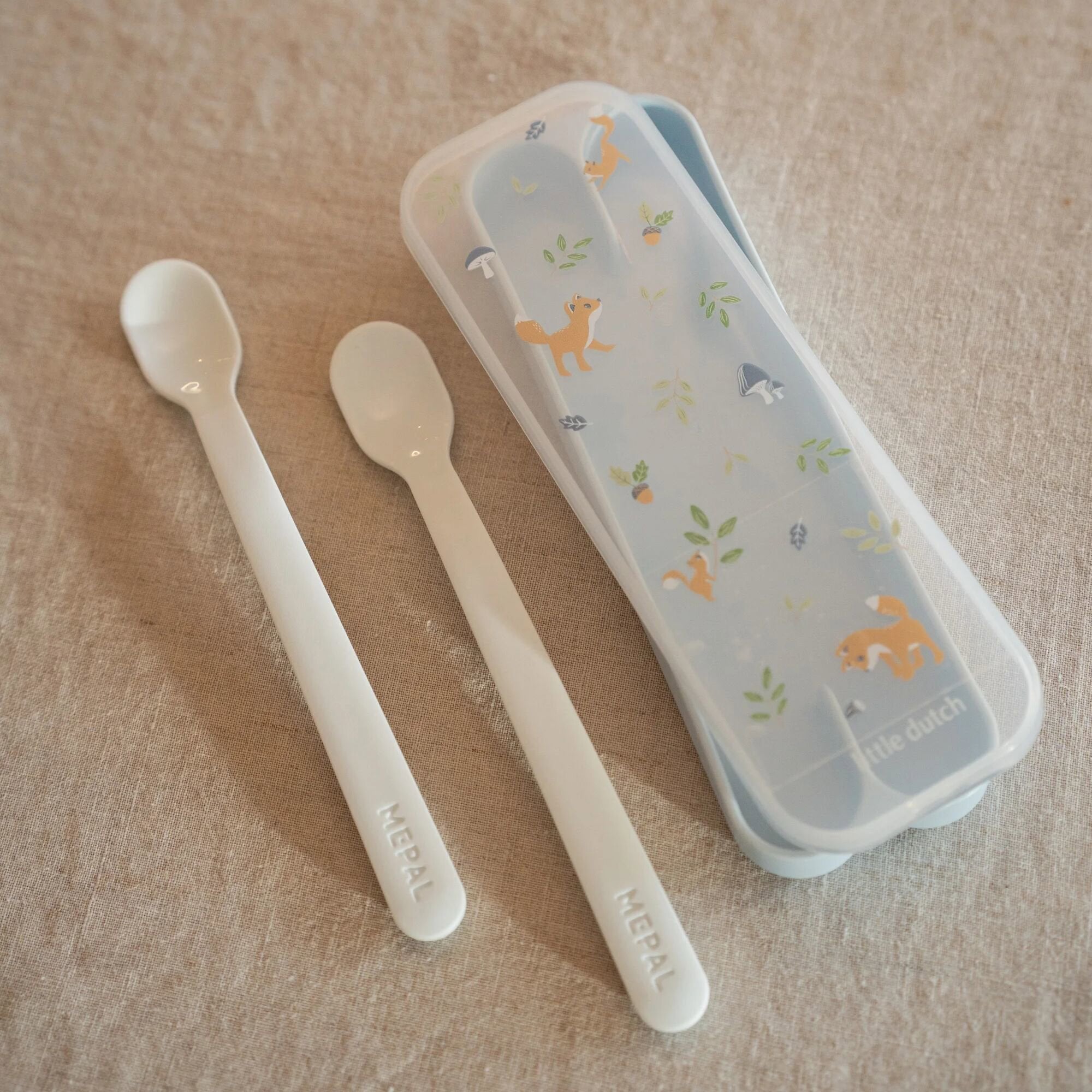 Set cucchiai 2 pezzi Blu 108032065408 - NANU' BABY