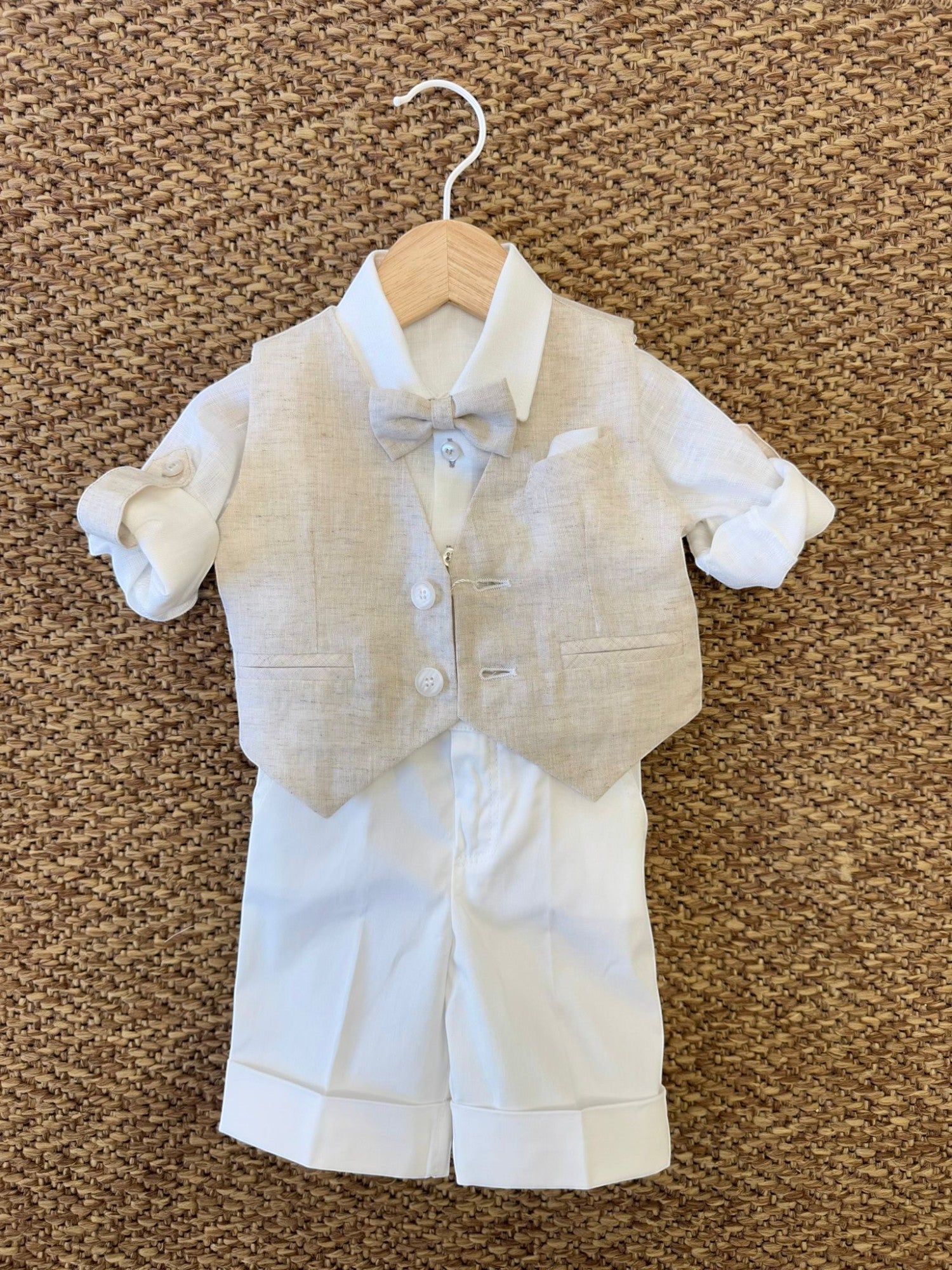 Completo Cerimonia Bimbo BEIGE M0407A/B - NANU' BABY