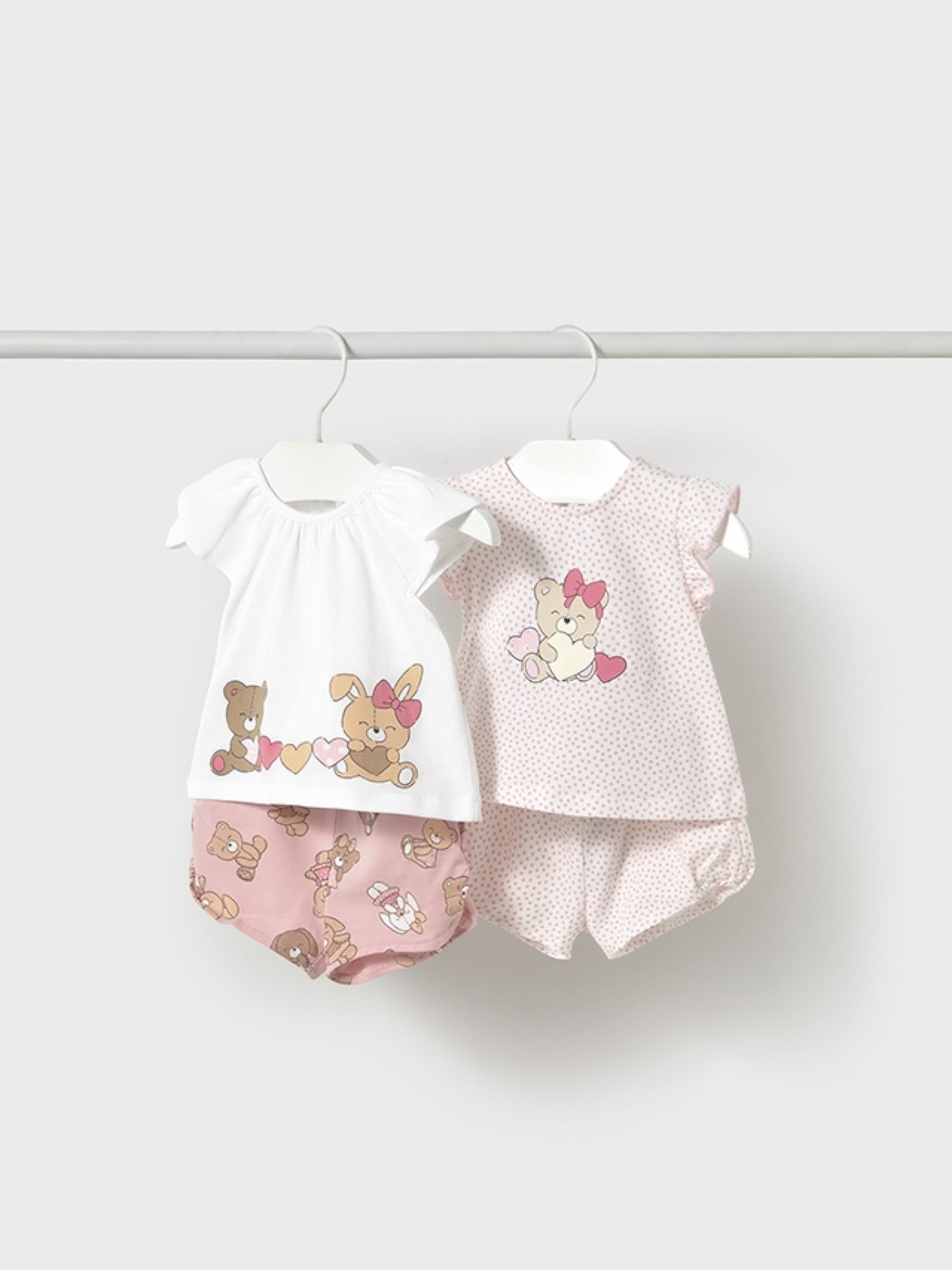 Completo punto 4 pezzi Bimba ROSA 1671 /R - NANU' BABY