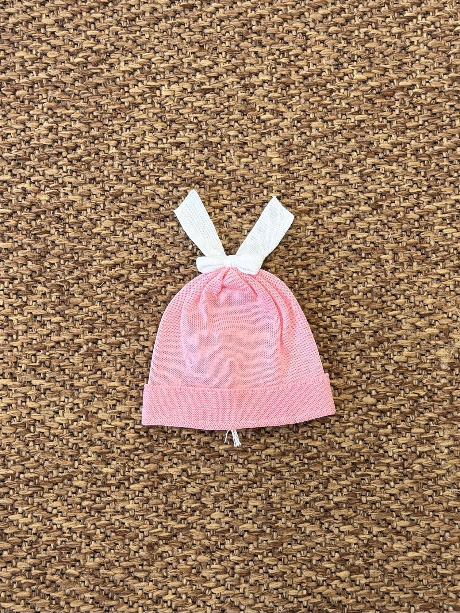 Cuffia Fiocco Neonata ROSA FIOCCO 681 - NANU' BABY