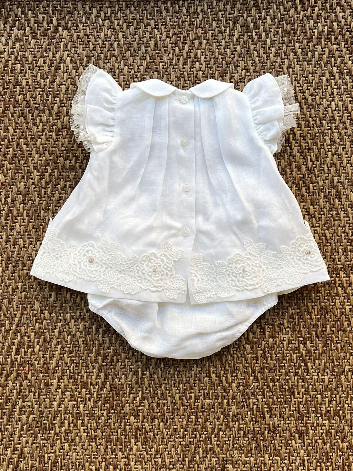 Pagliaccetto Bimba BIANCO EP1217MU - NANU' BABY