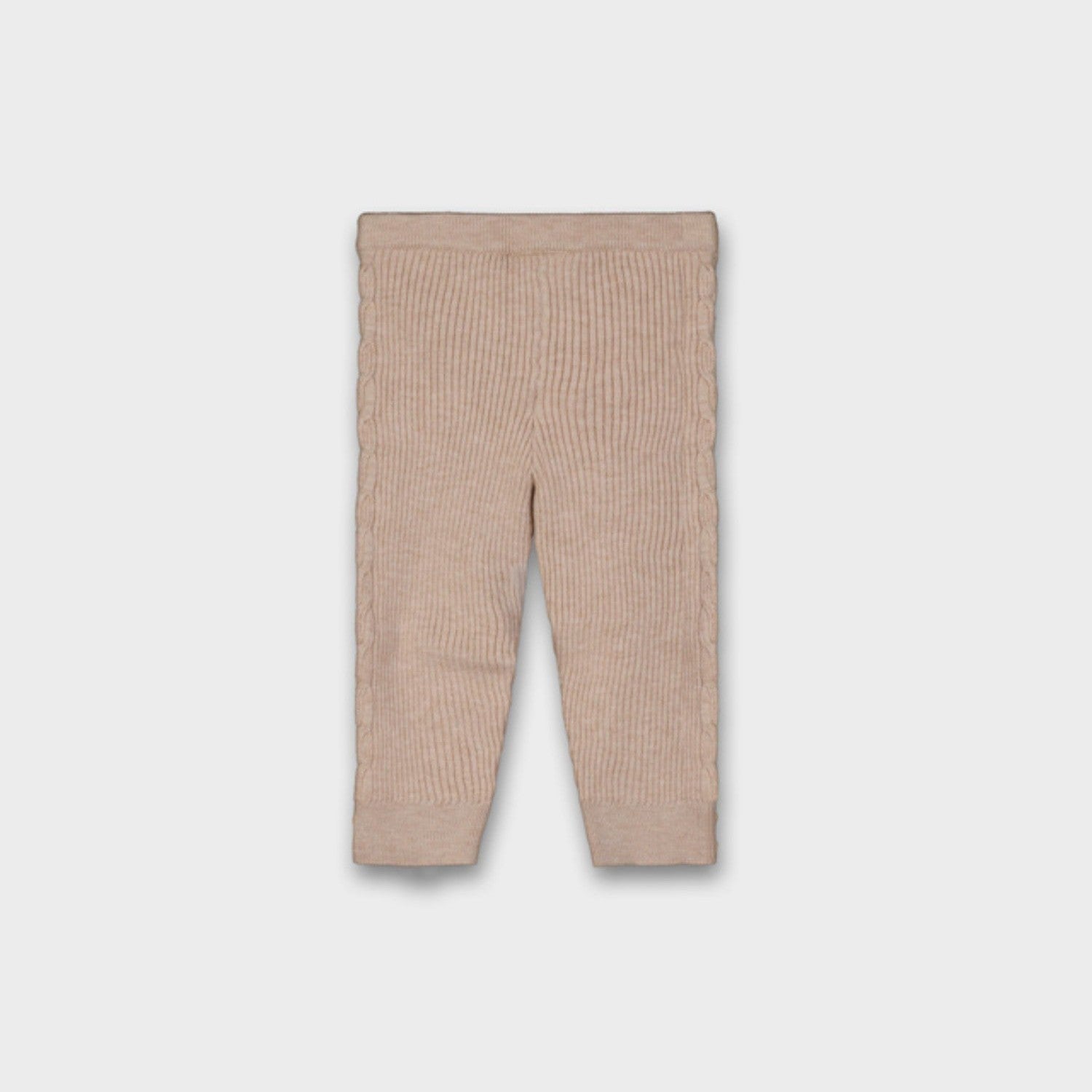 Leggings maglia tricot Bimba Beige 10015/61 - NANU' BABY