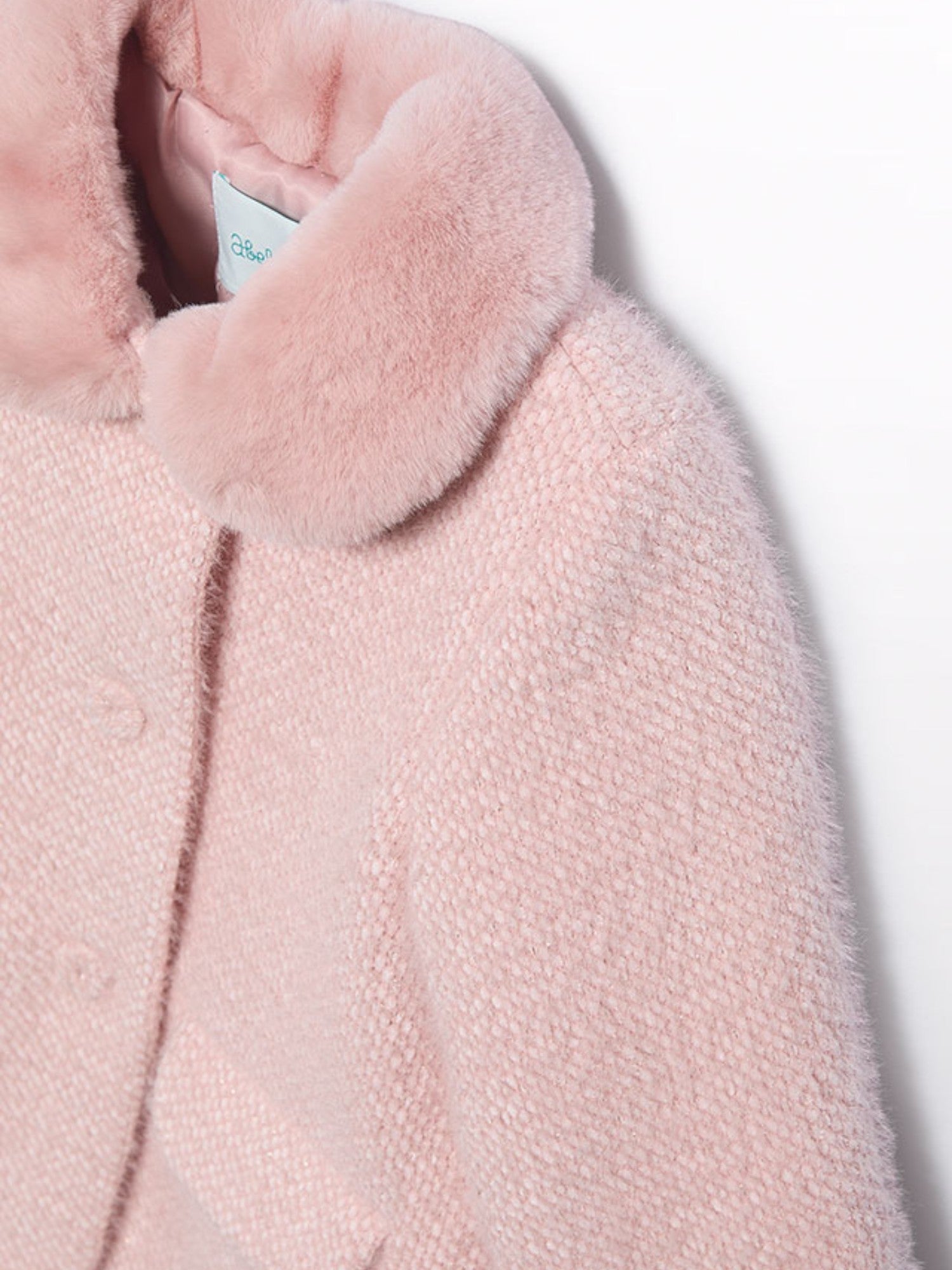 Cappotto punto strutturato Bimba Rosa 5819/89 - NANU' BABY