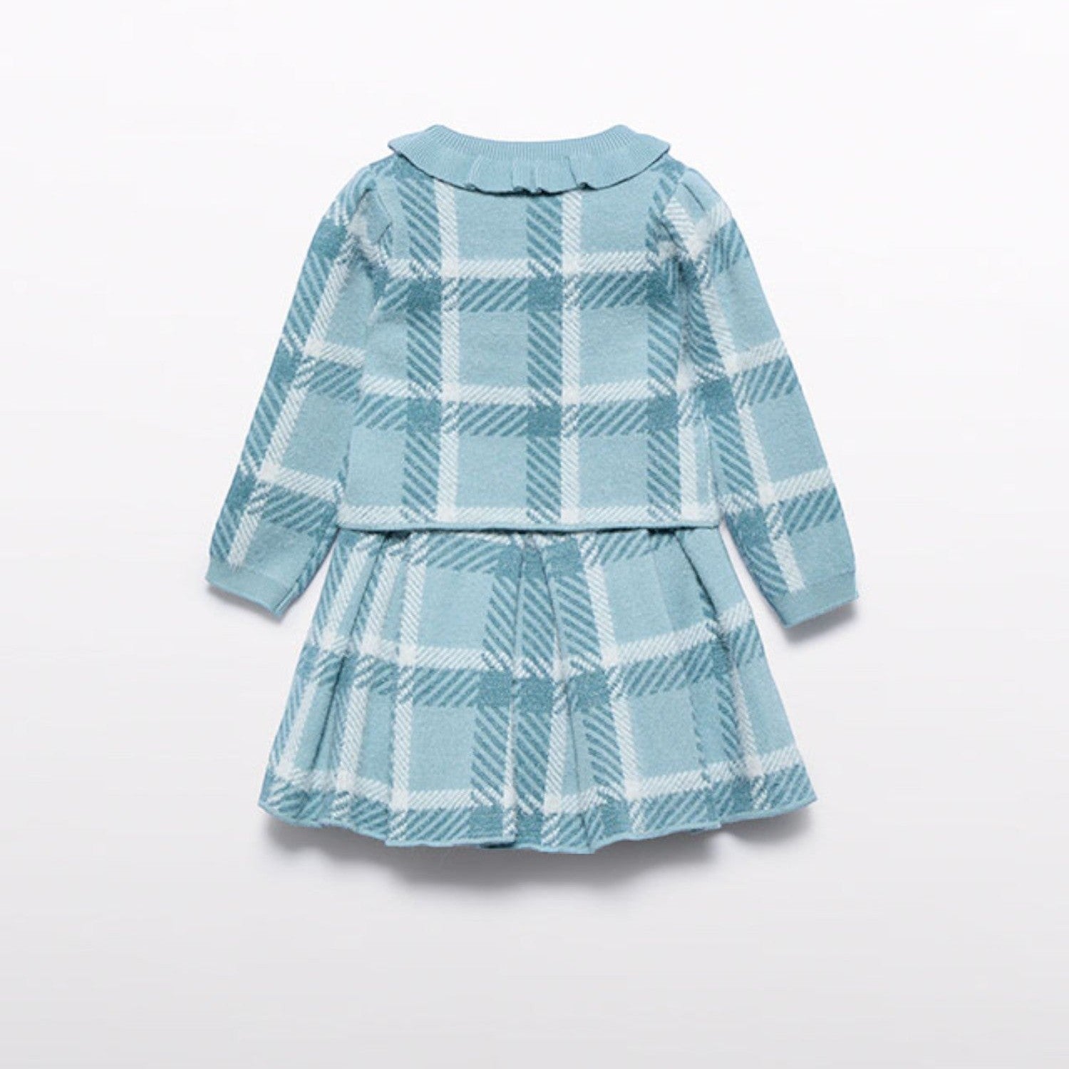 Compl. gonna tricot quadri Bimba Verde 5516/9 - NANU' BABY