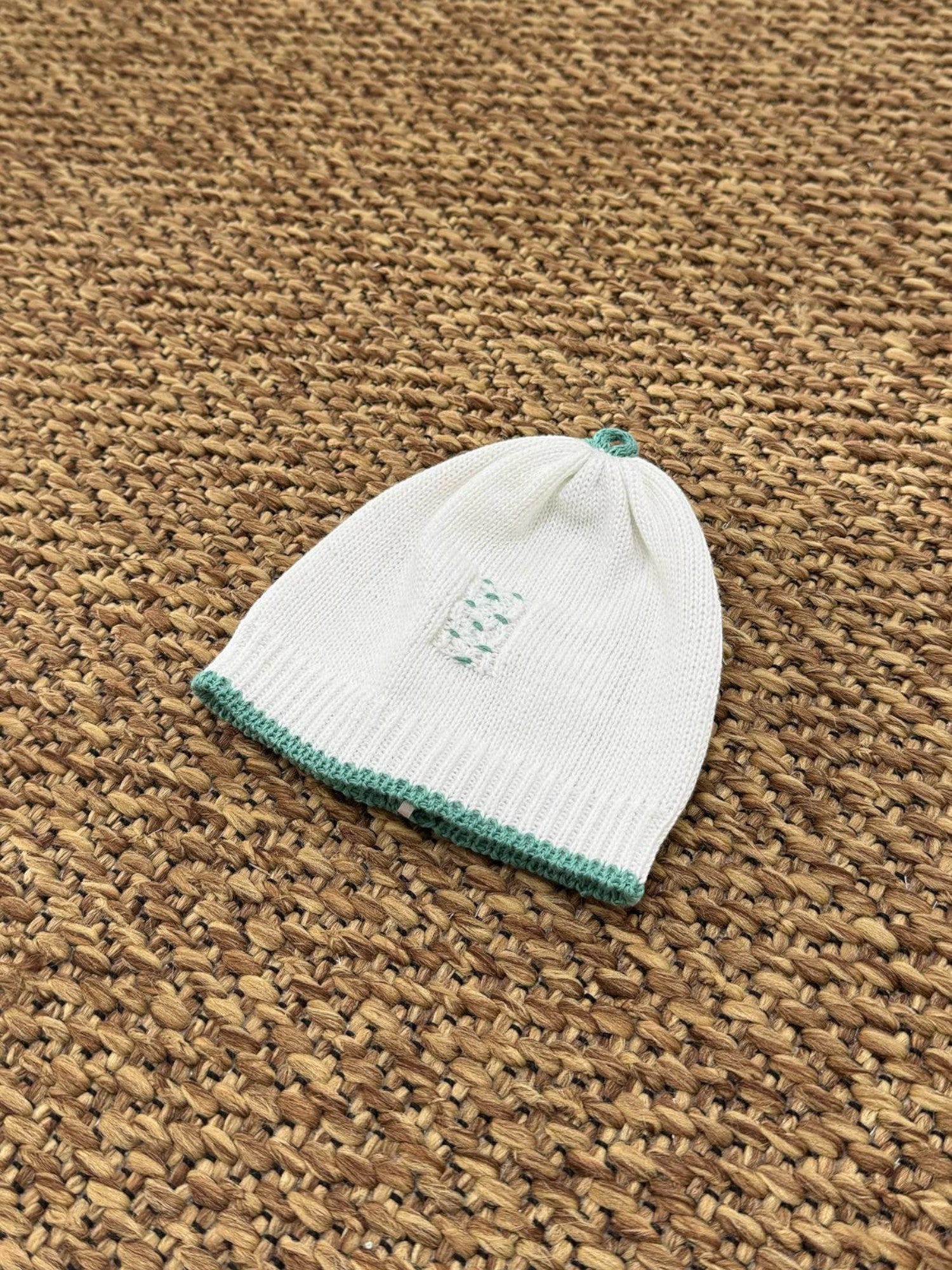 Cuffia Nido Neonato BIANCO MONDELLO 1409 - NANU' BABY