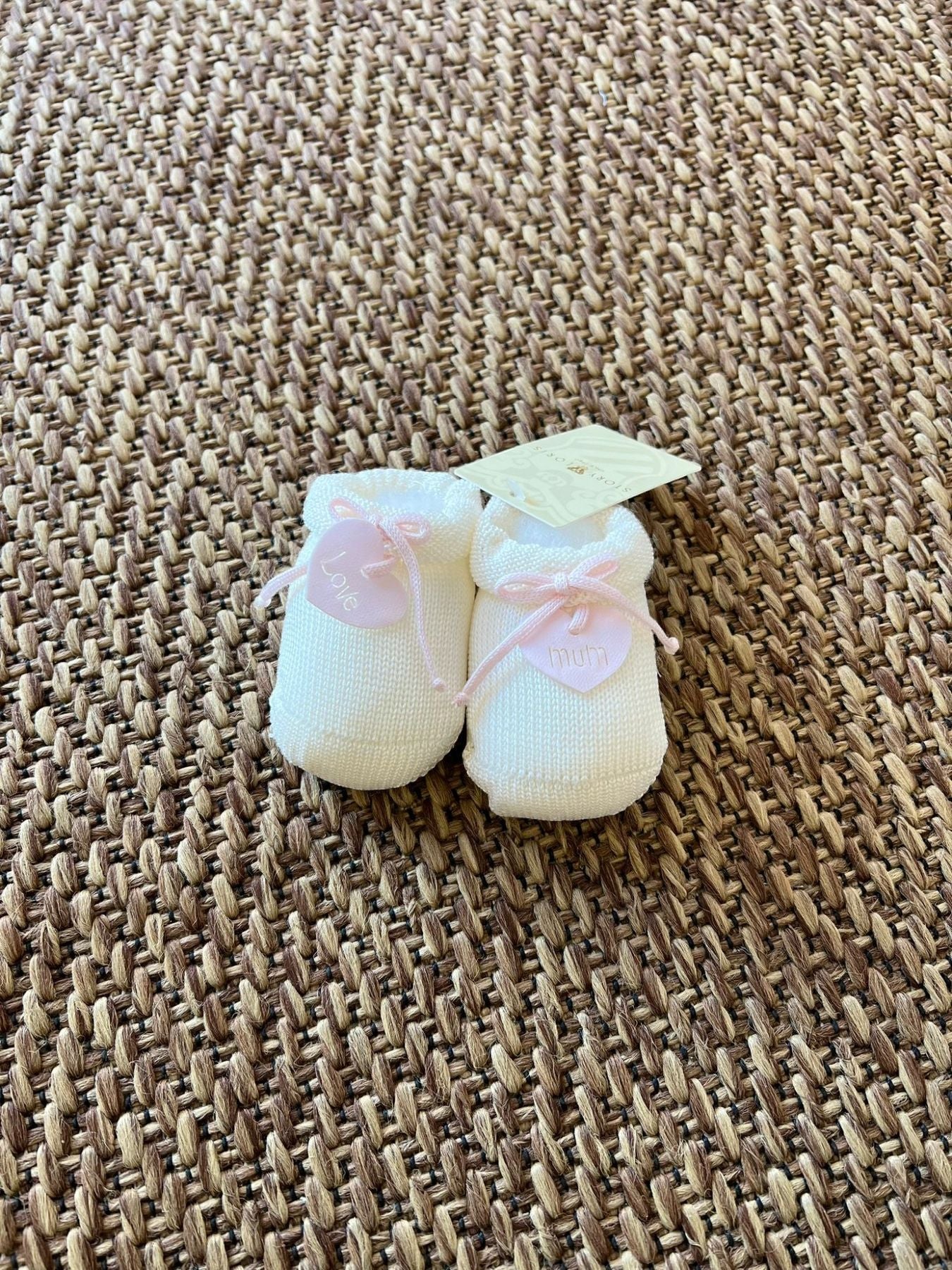Babbucce Neonata ROSA 8635/P - NANU' BABY
