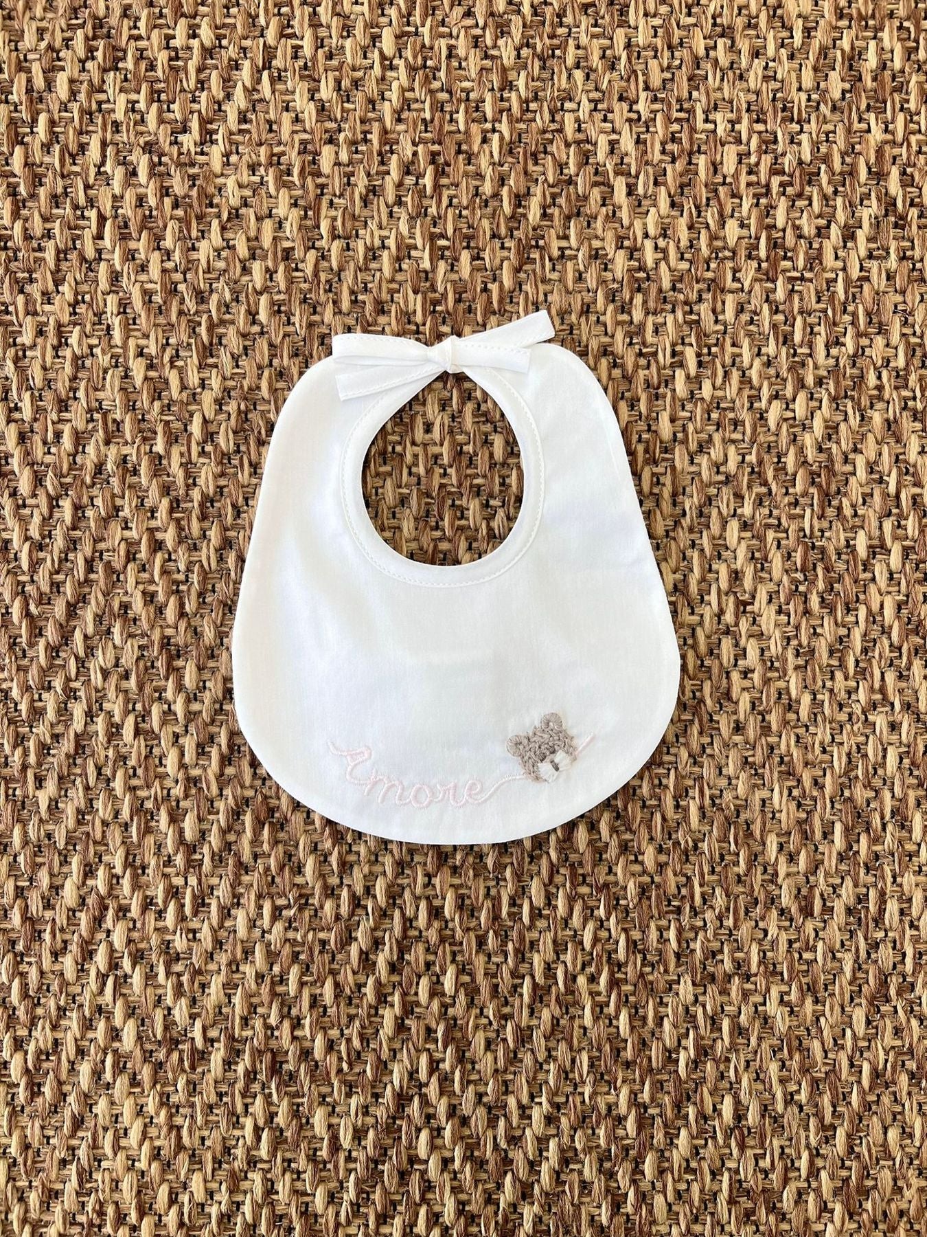 Bavetta Amore Neonata VANIGLIA IB65BAV/R - NANU' BABY