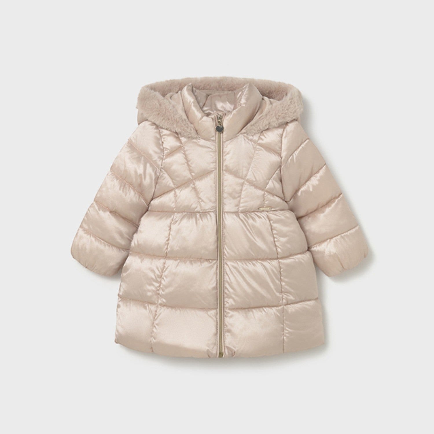 Giaccone lungo Bimba Beige 2436/55 - NANU' BABY