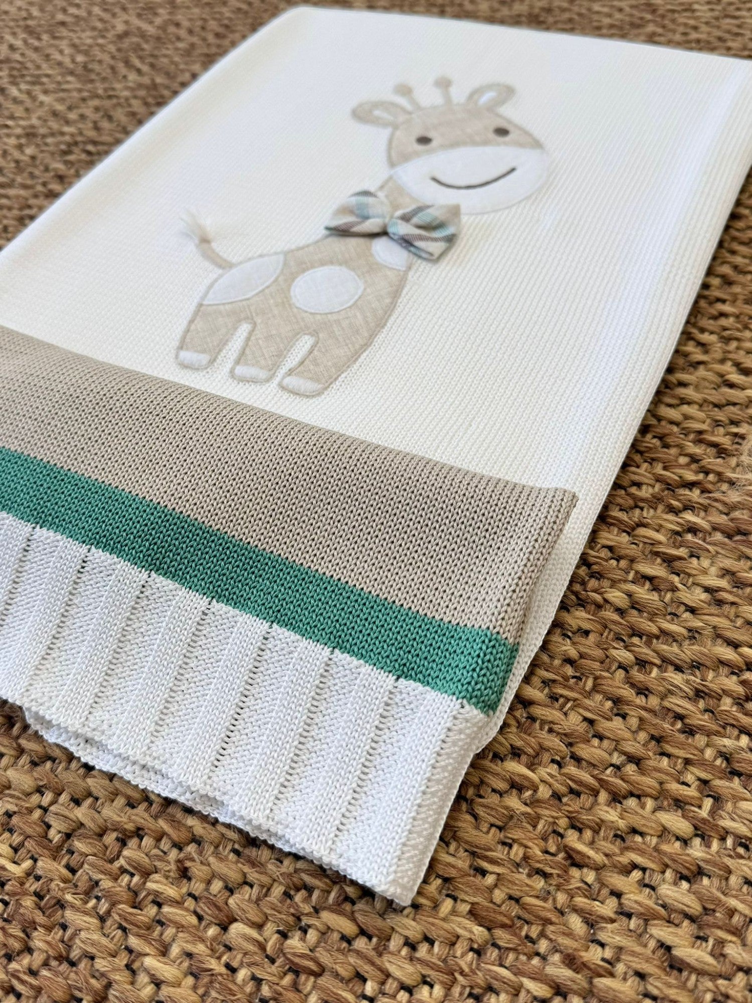 Coperta Neonato VERDE 7609 - NANU' BABY